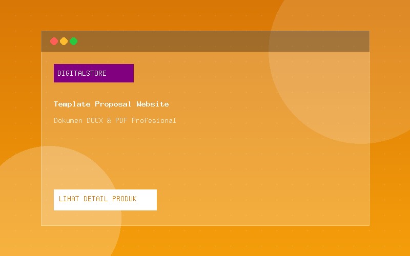 Template Proposal Website