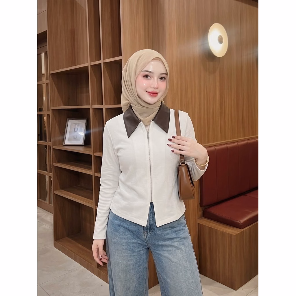 Ziper Knit Blouse - foto 2
