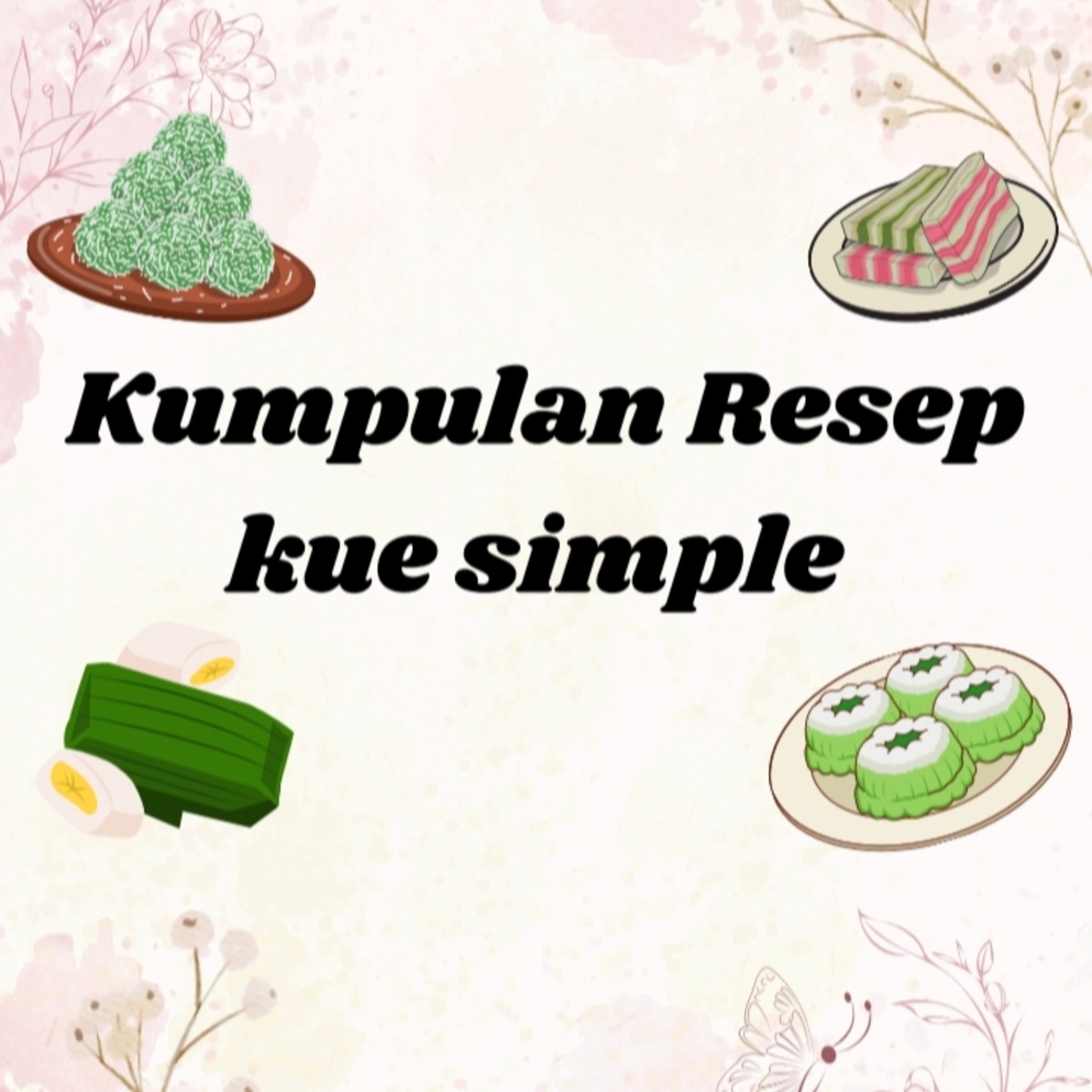 Buku resep kue isi 5 resep