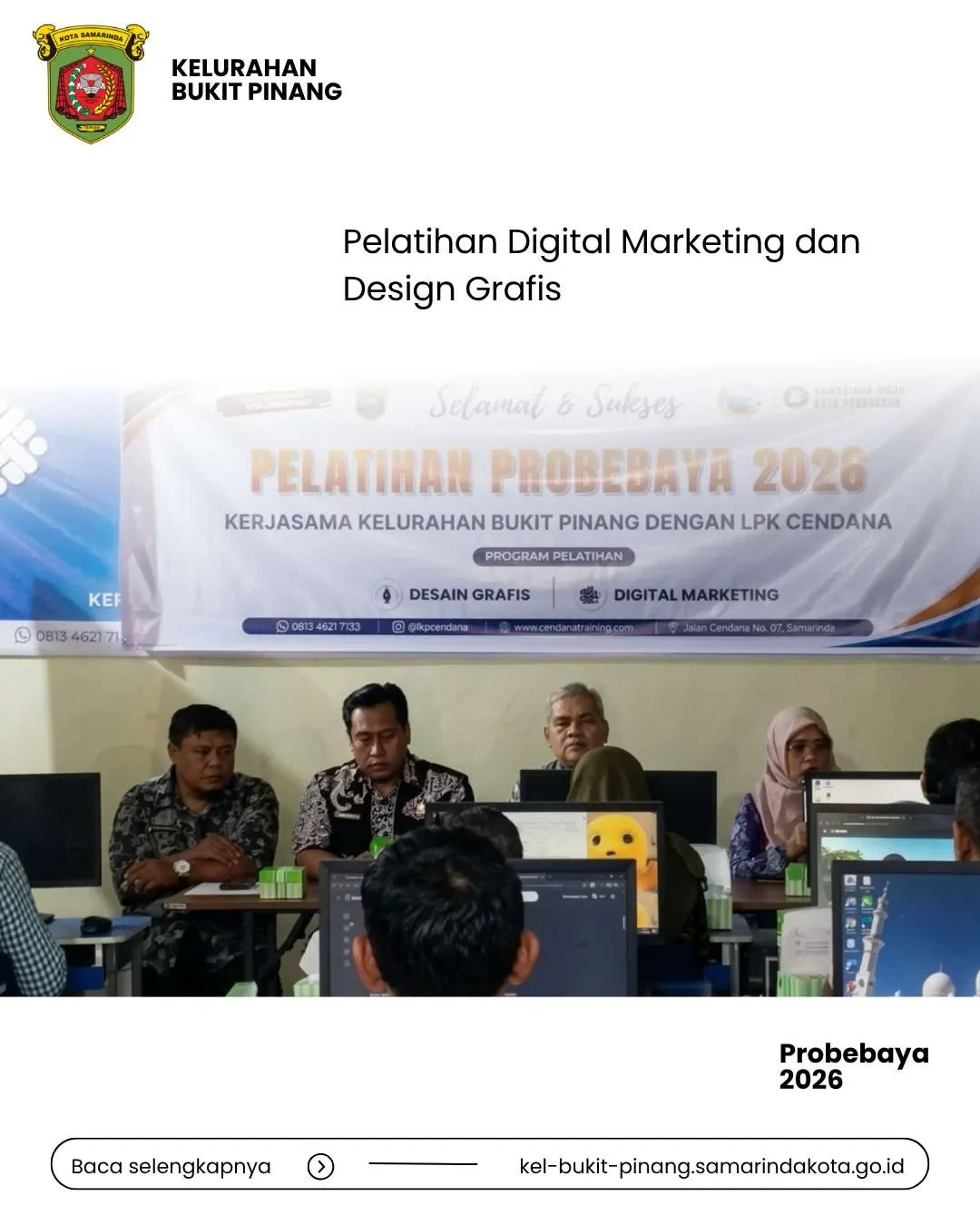 Samarinda Gelar Pelatihan Digital Marketing dan Desain Grafis untuk UMKM (Probebaya)