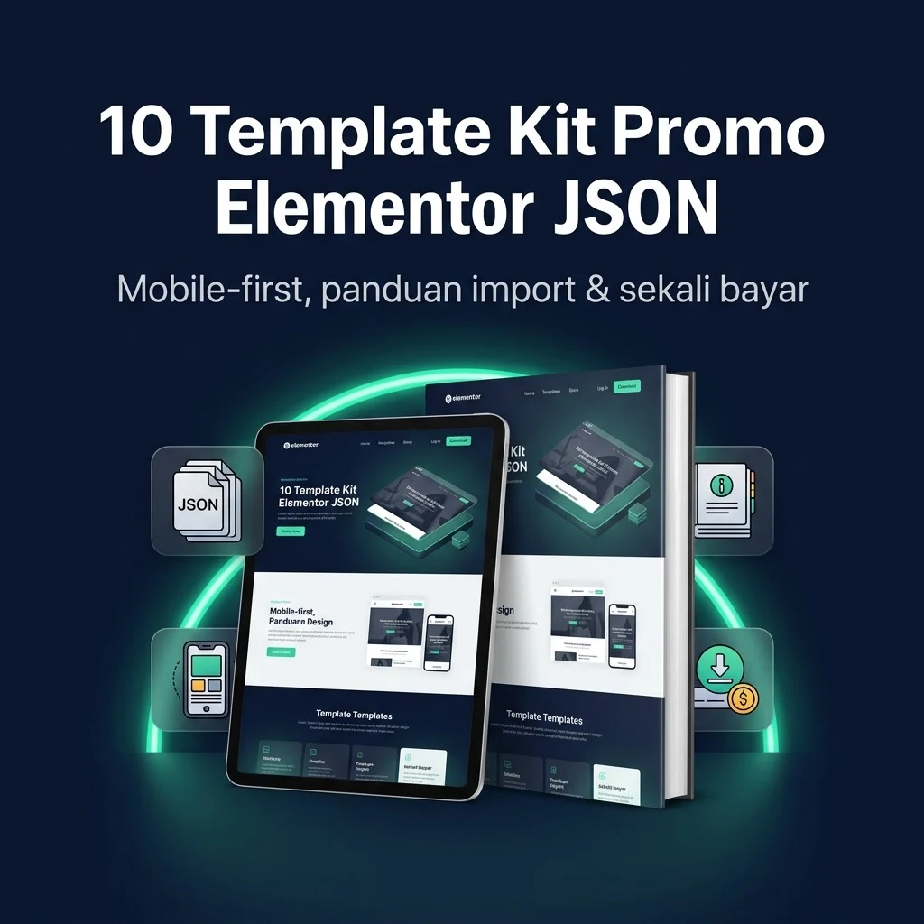 10 Template Kit Promo Elementor JSON