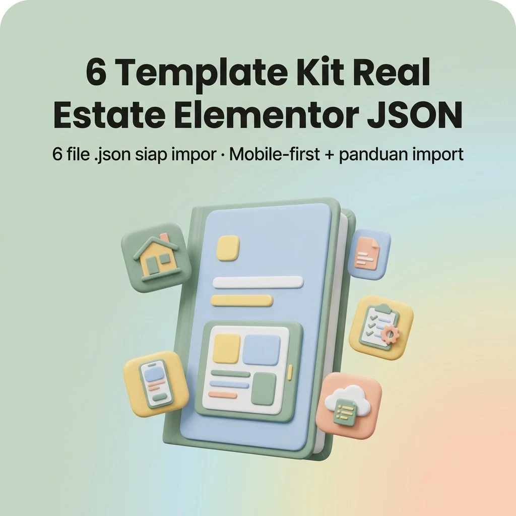 6 Template Kit Real Estate Elementor JSON