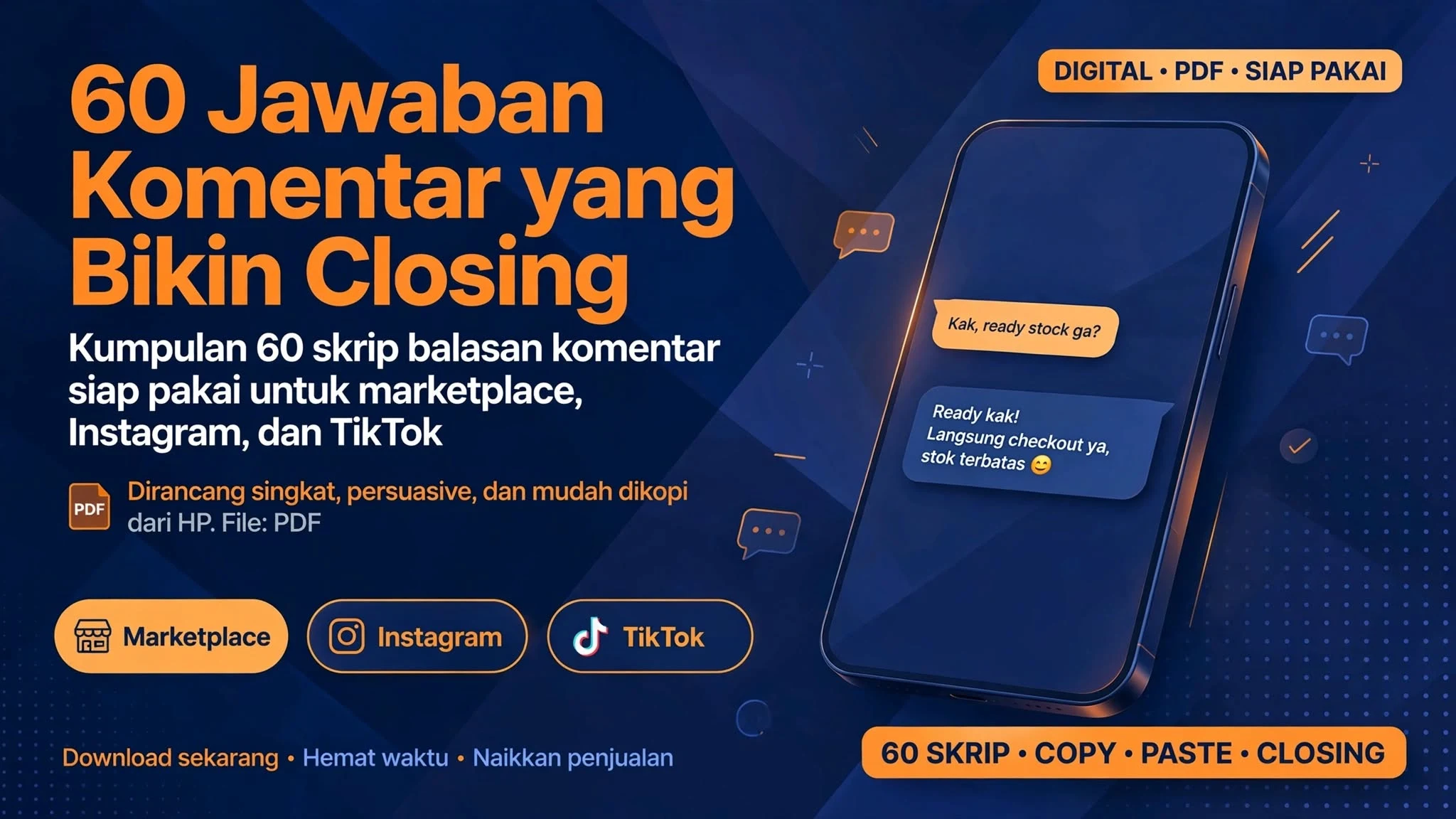 60 Jawaban Komentar yang Bikin Closing