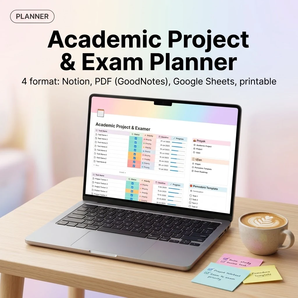 Academic Project & Exam Planner