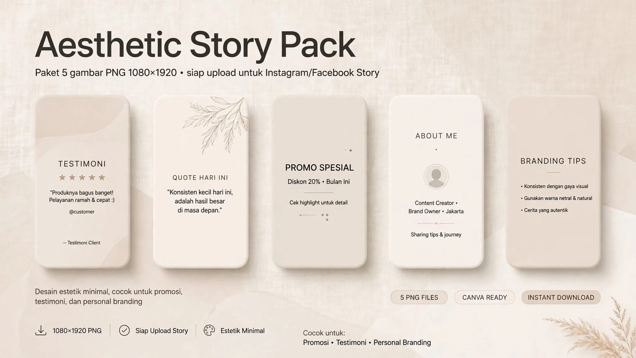Aesthetic Story Pack