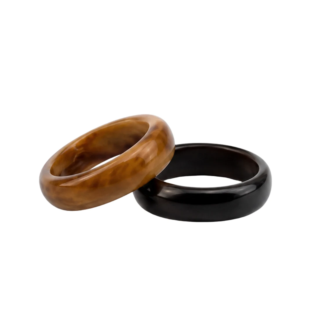 Cincin Pria Wanita Kayu Slompret
