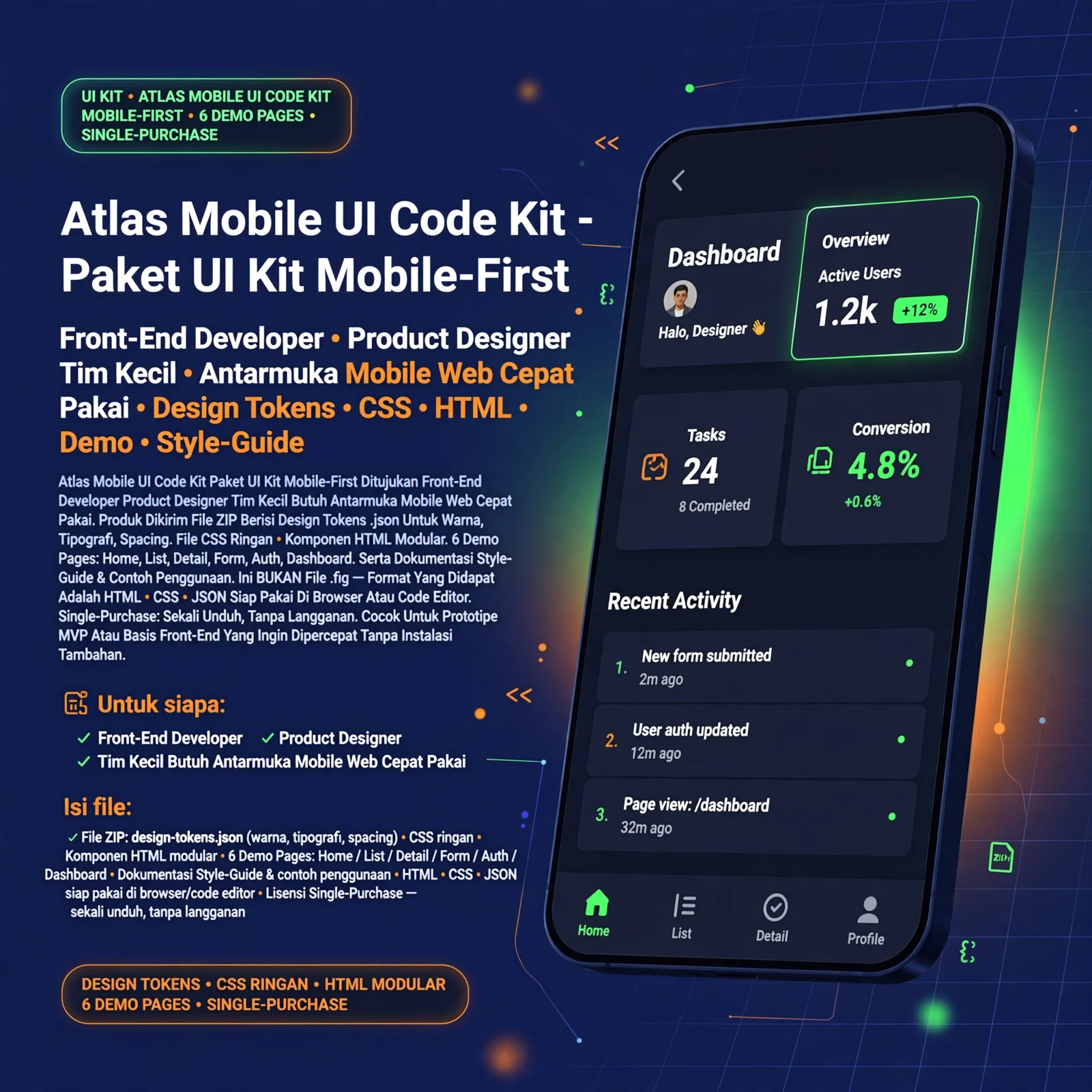 Atlas Mobile UI Code Kit