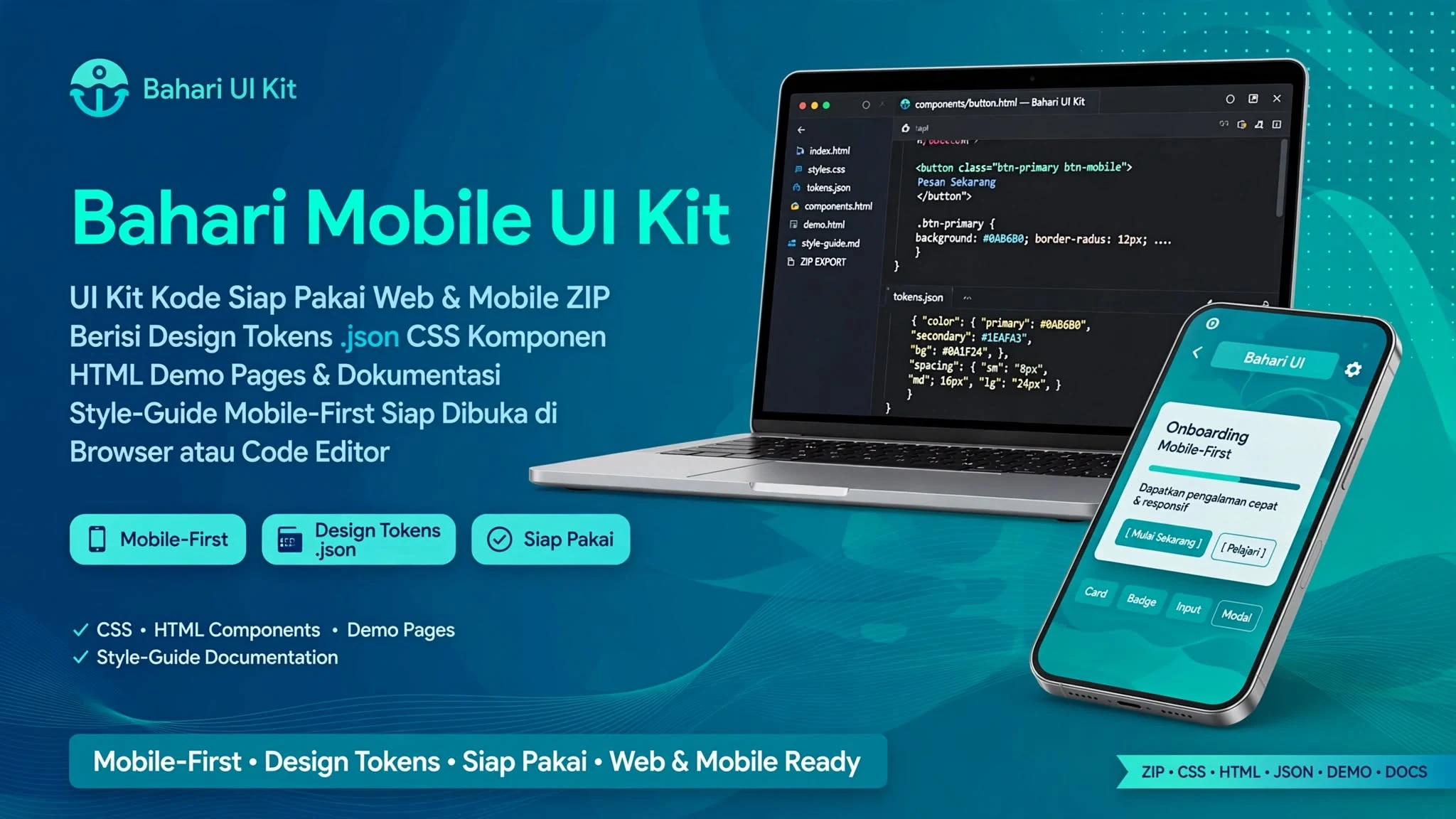 Bahari Mobile UI Kit