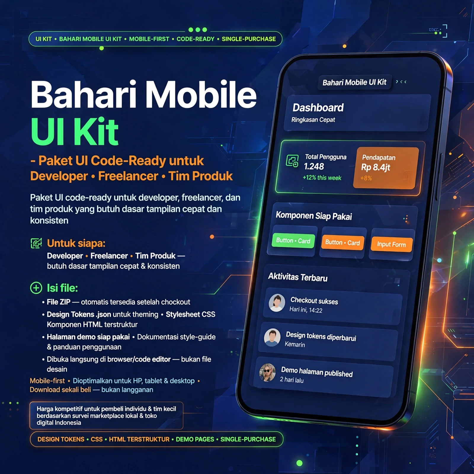 Bahari Mobile UI Kit
