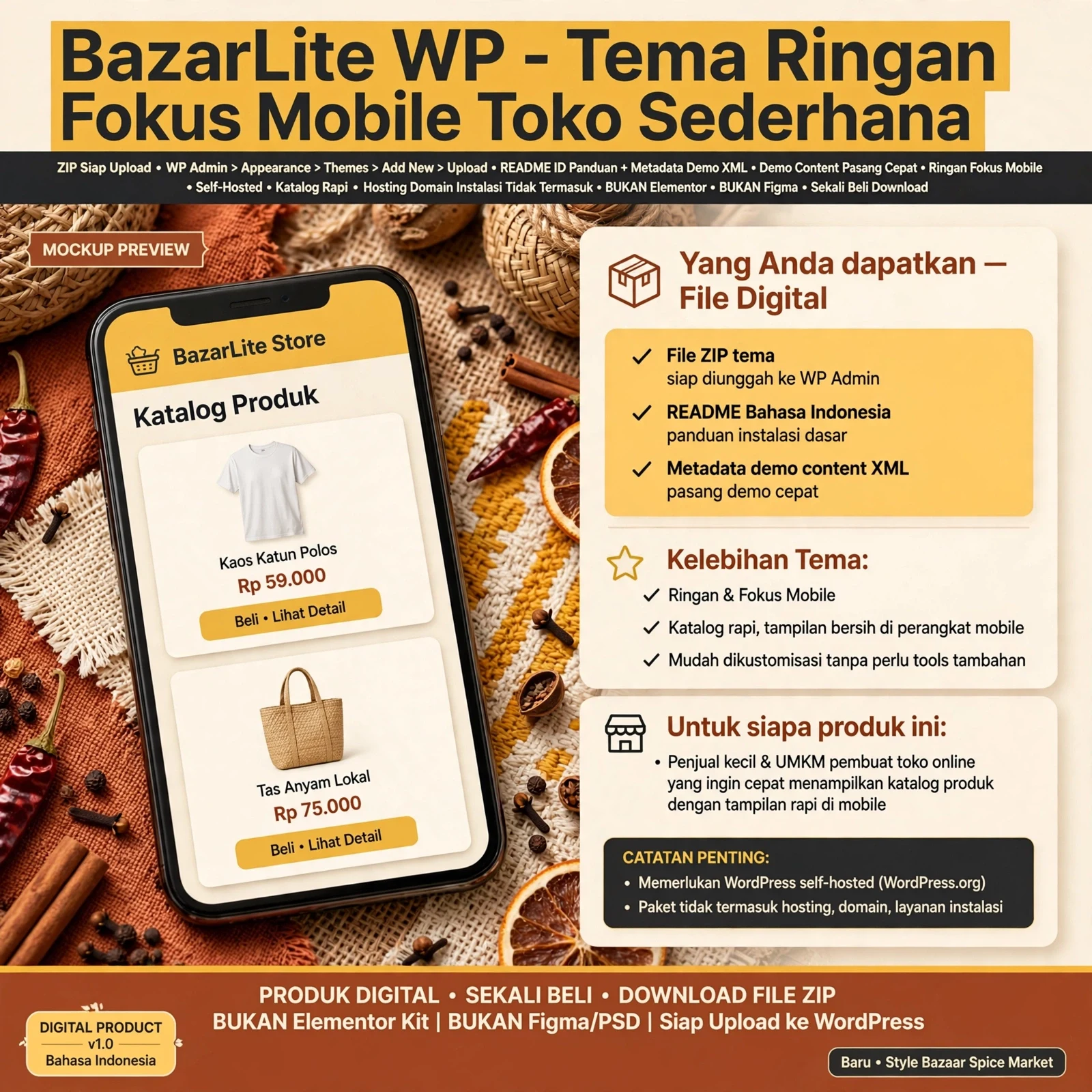 BazarLite WP