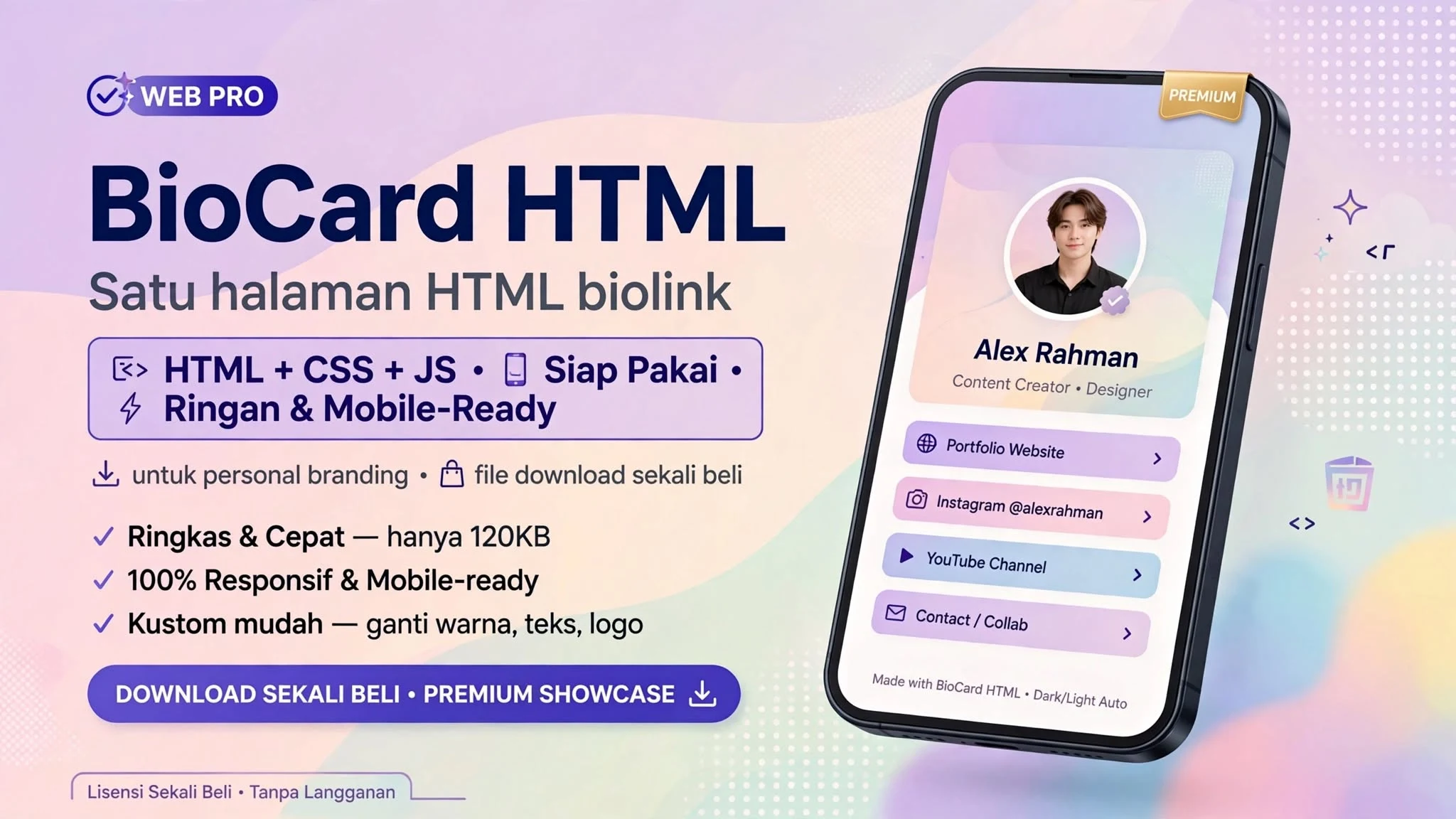 BioCard HTML