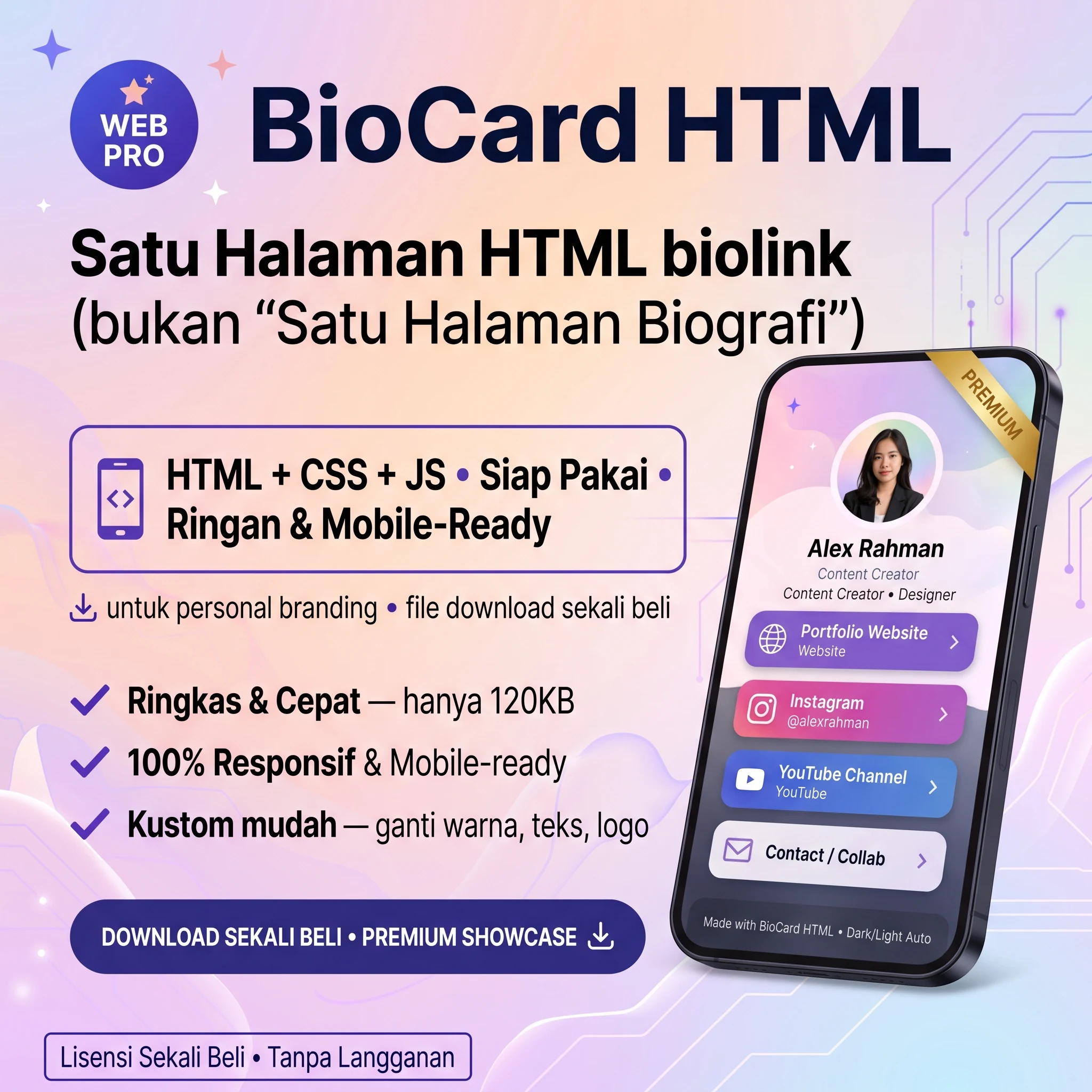BioCard HTML