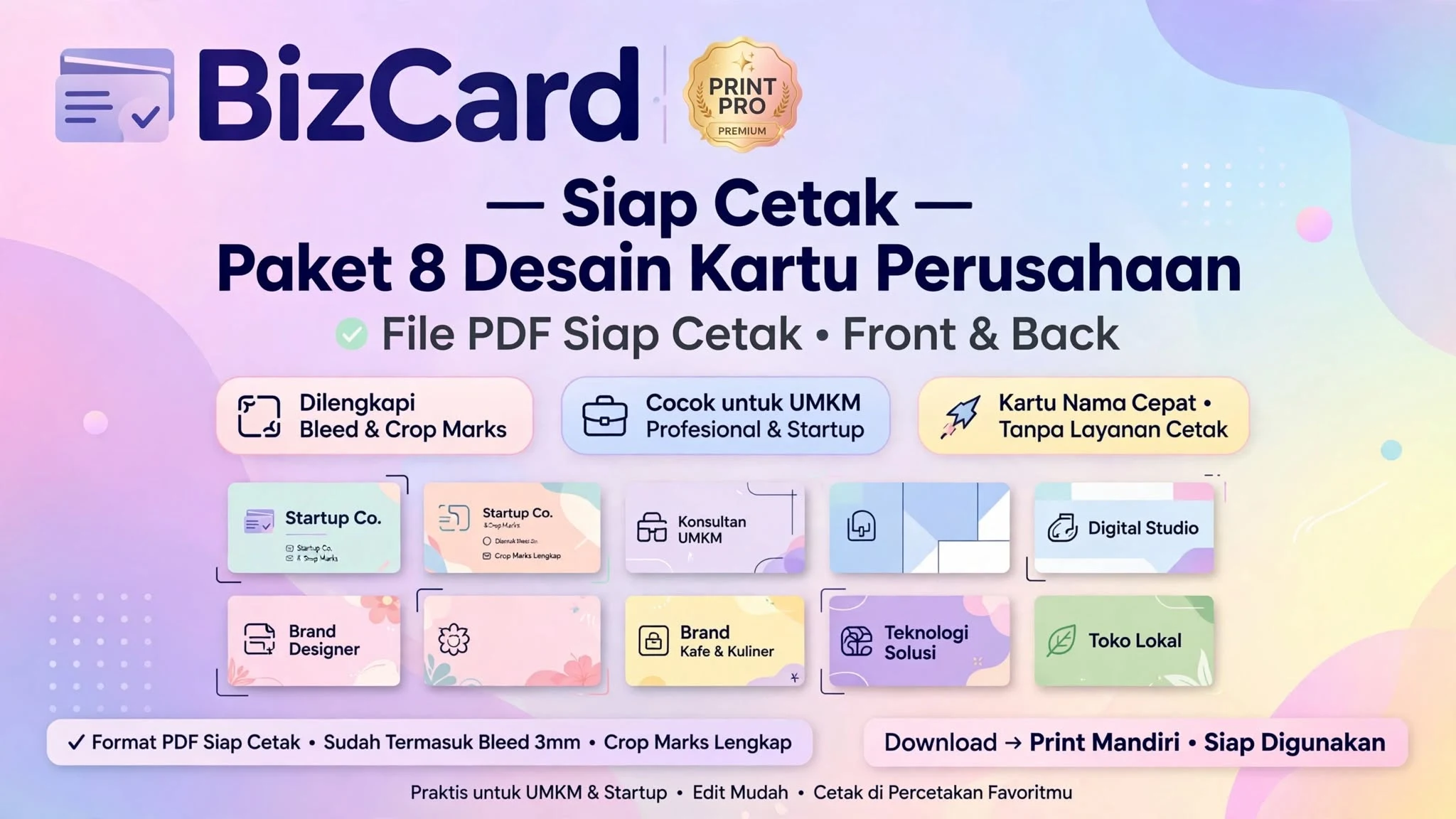 BizCard Siap Cetak