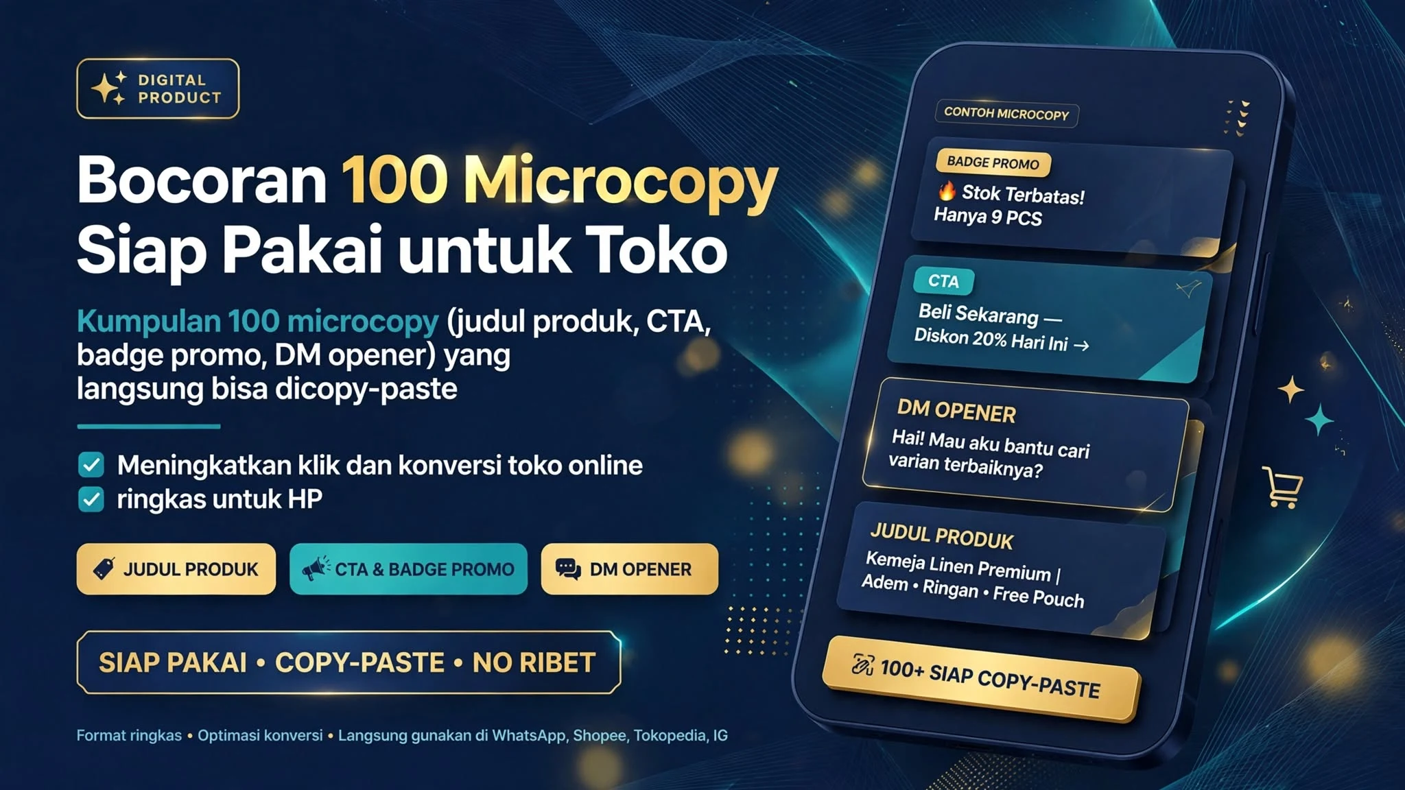 Bocoran 100 Microcopy Siap Pakai untuk Toko Online