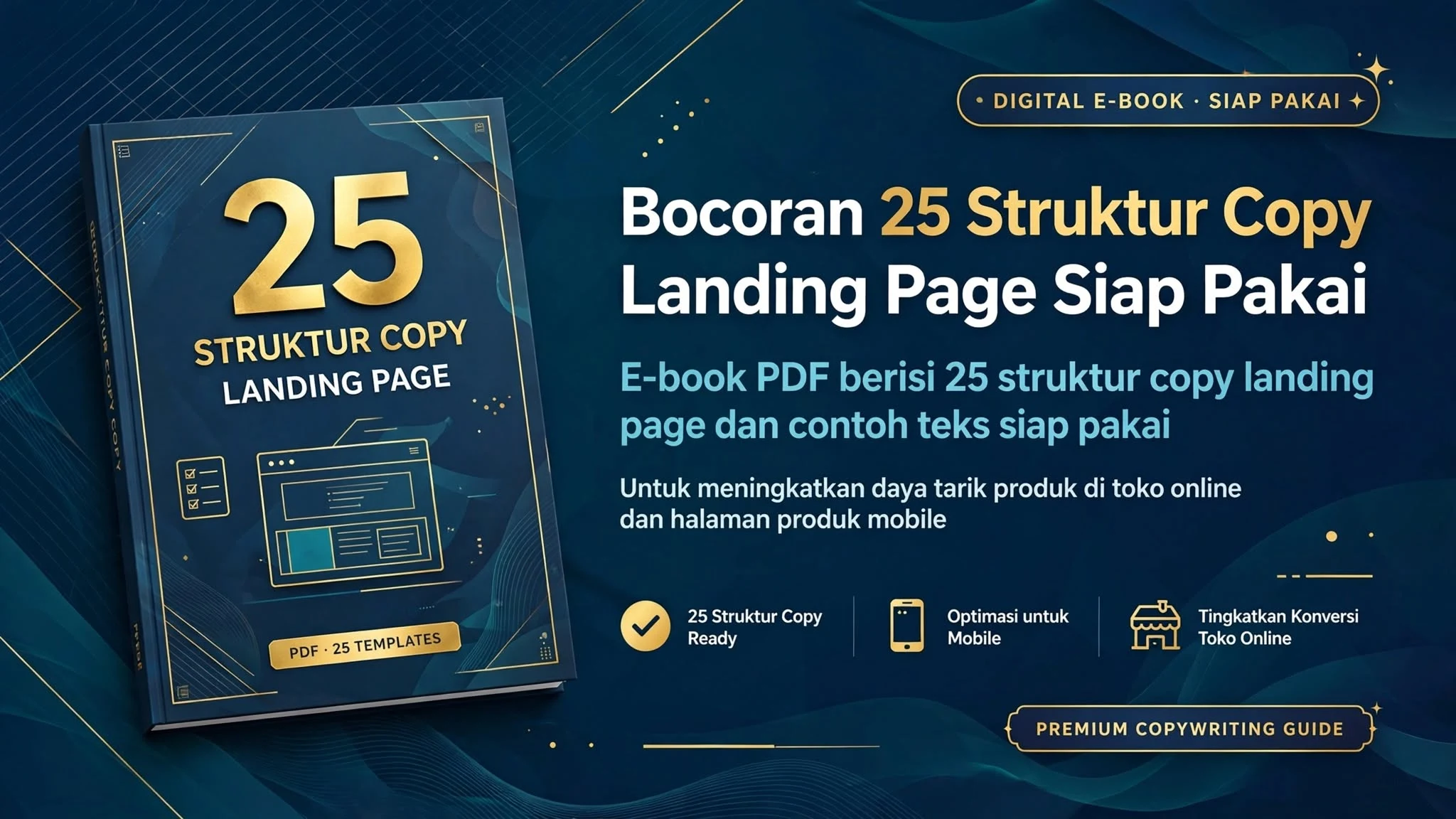 Bocoran 25 Struktur Copy Landing Page Siap Pakai