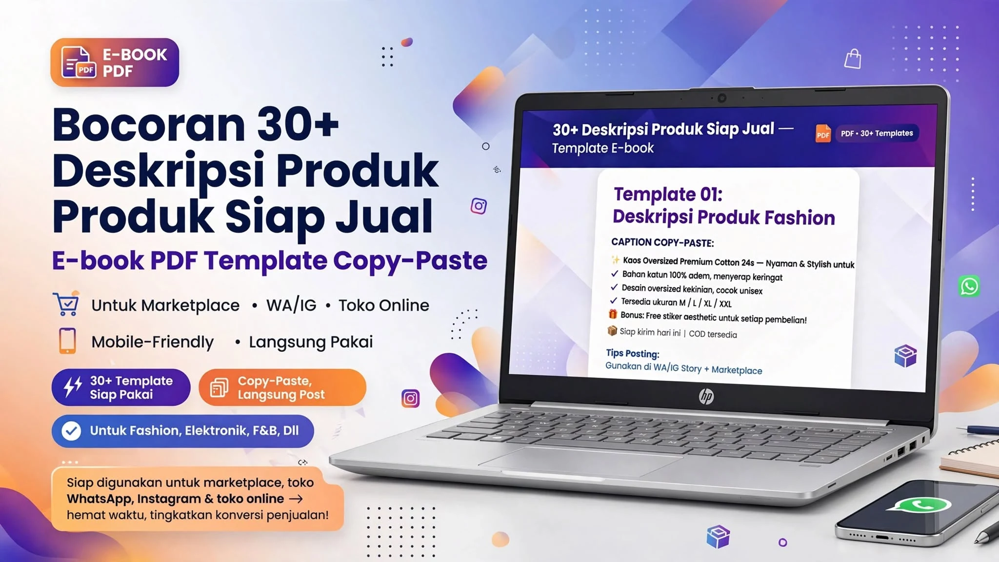 Bocoran 30+ Deskripsi Produk Siap Jual