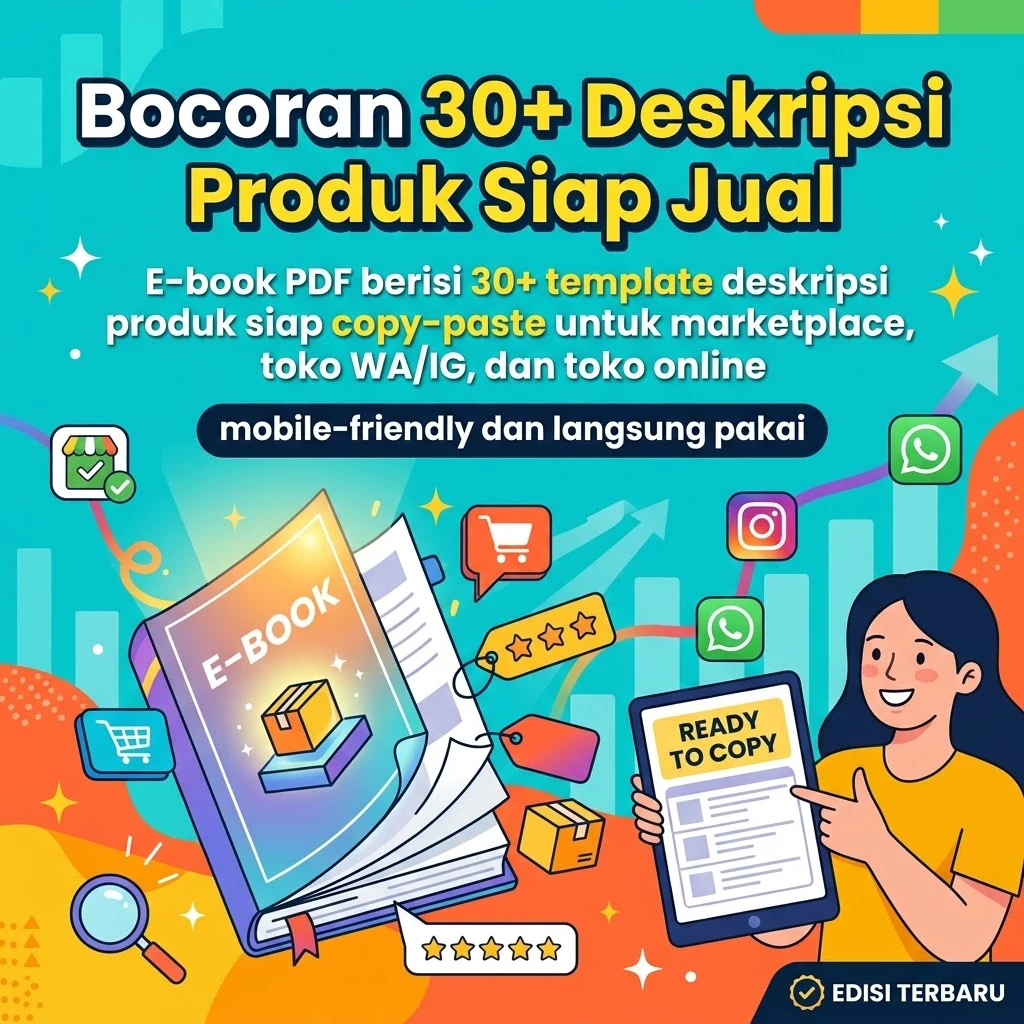 Bocoran 30+ Deskripsi Produk Siap Jual