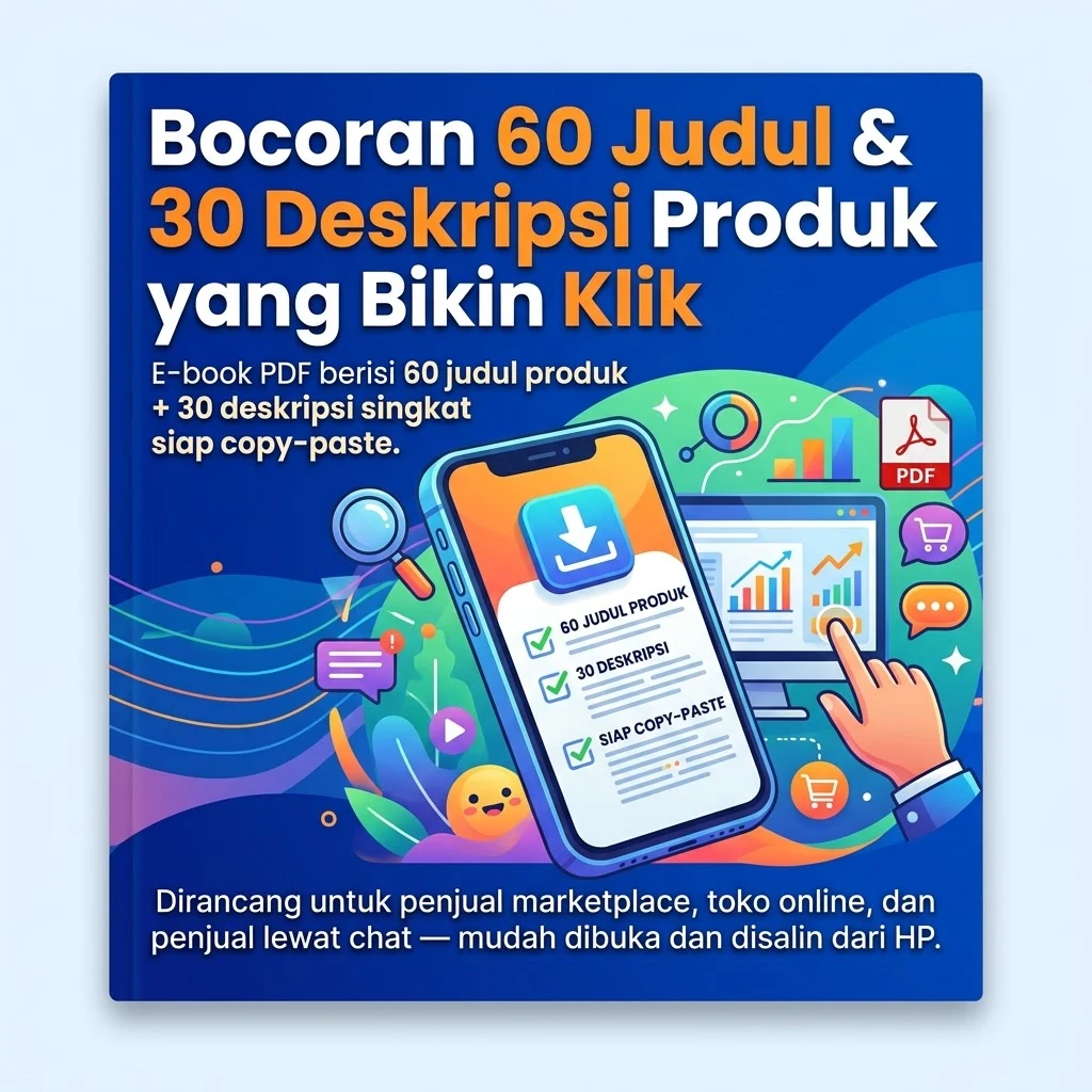 Bocoran 60 Judul & 30 Deskripsi Produk yang Bikin Klik