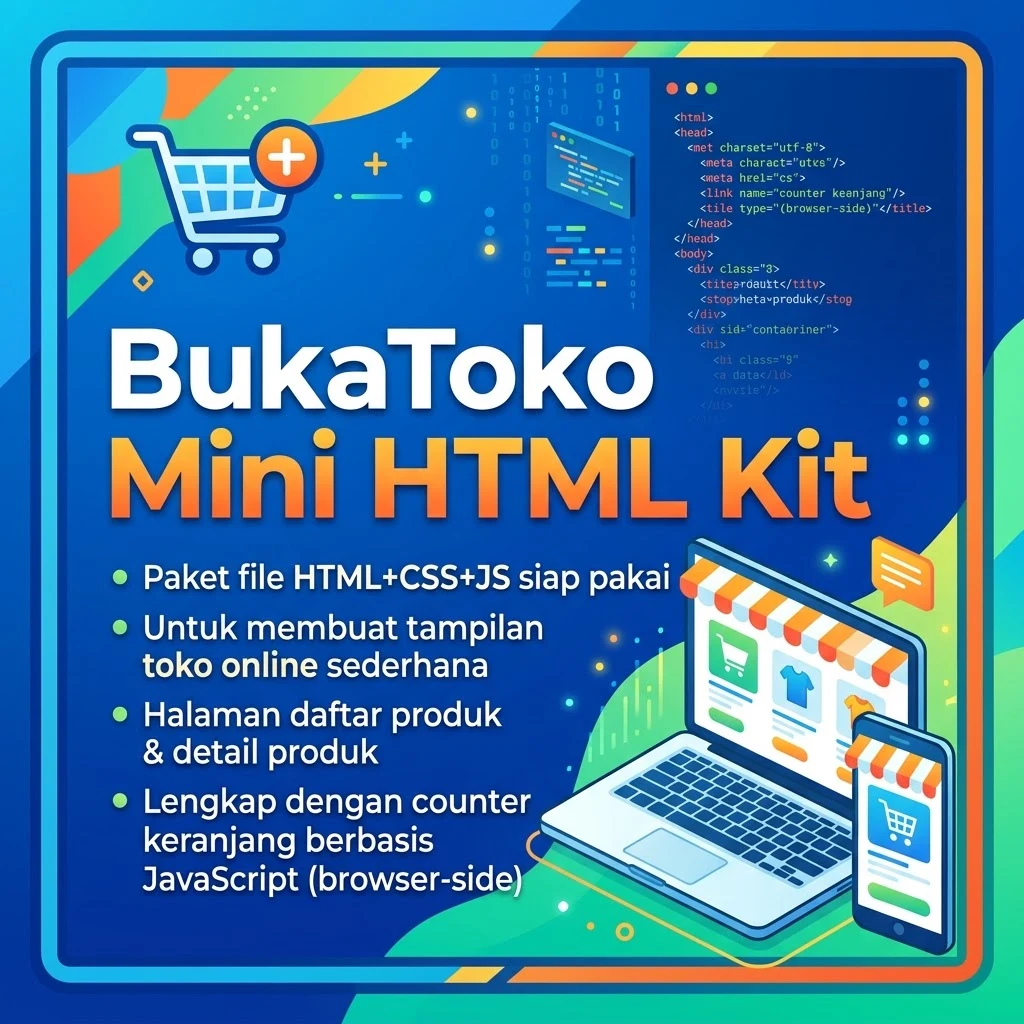 BukaToko Mini HTML Kit