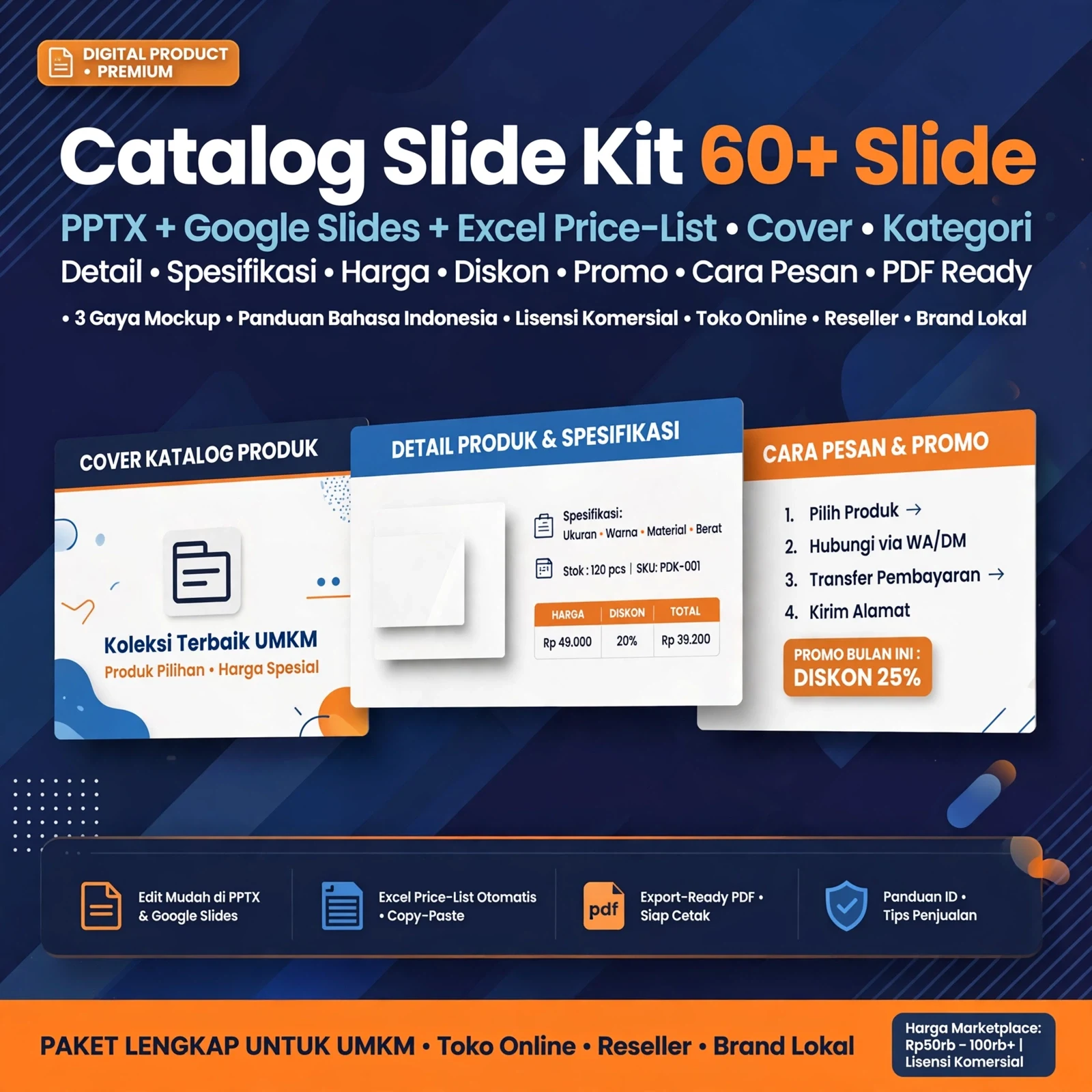Catalog Slide Kit untuk UMKM & Toko Online