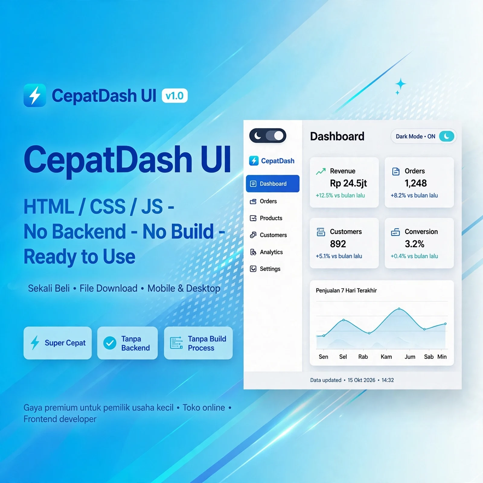 CepatDash UI