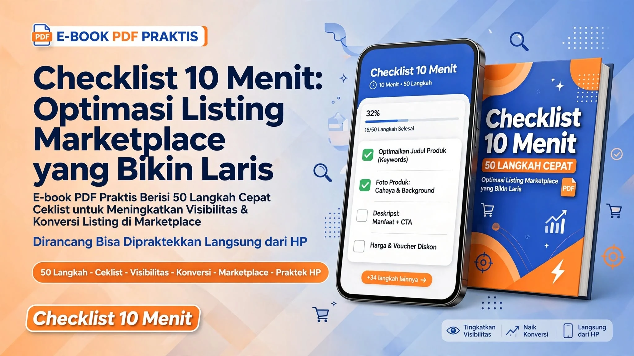 Checklist 10 Menit: Optimasi Listing Marketplace yang Bikin Laris