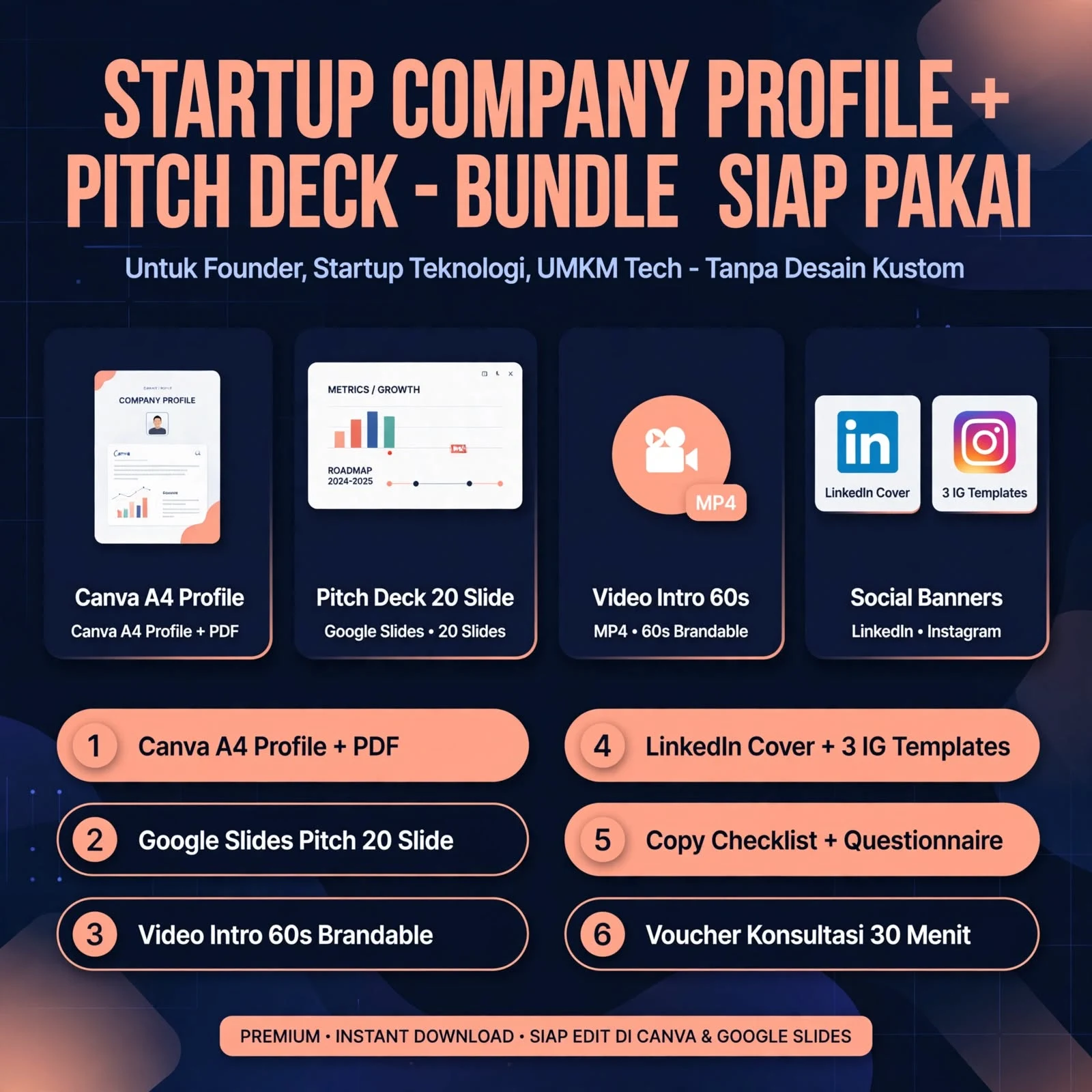 Company Profile & Pitch Pack (Startup)
