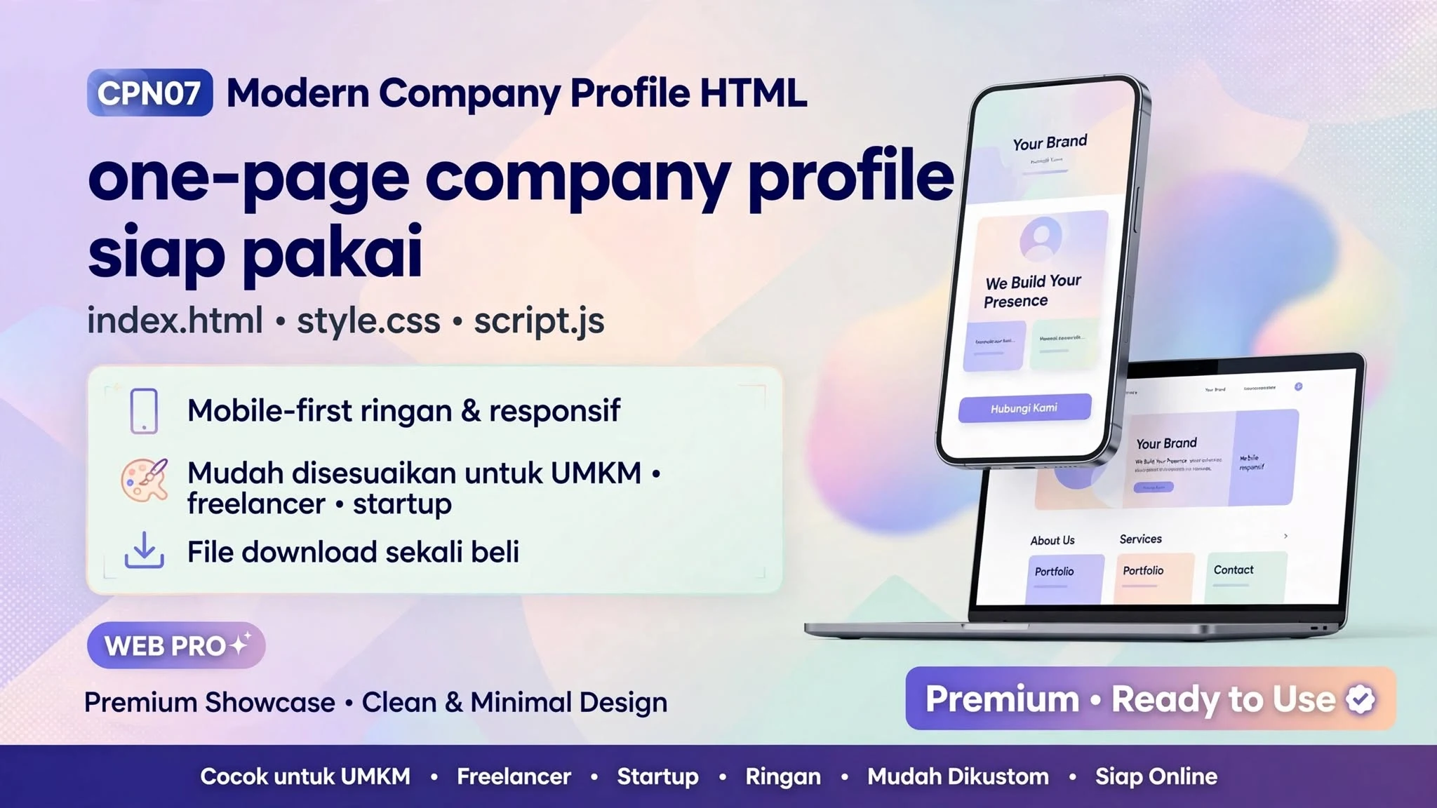 [CPN07] Modern Company Profile HTML