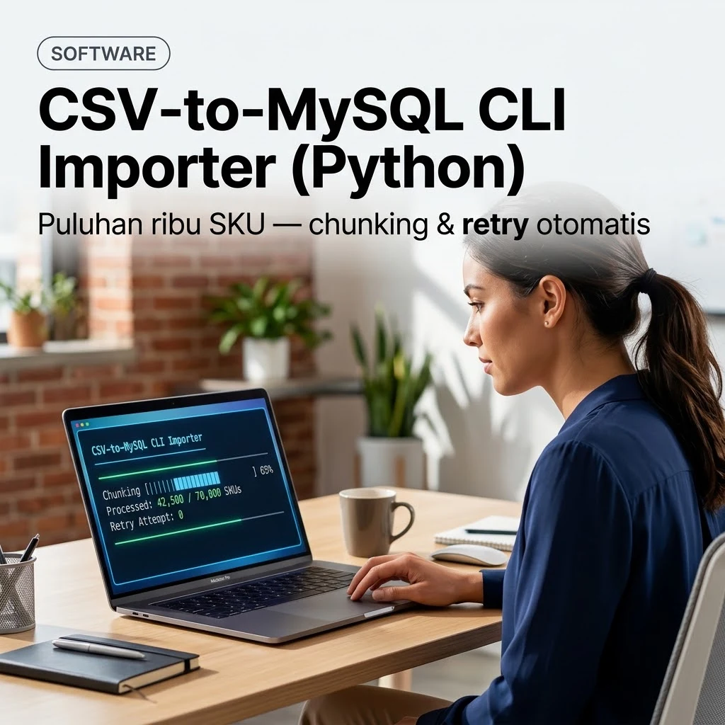 CSV-to-MySQL CLI Importer (Python)
