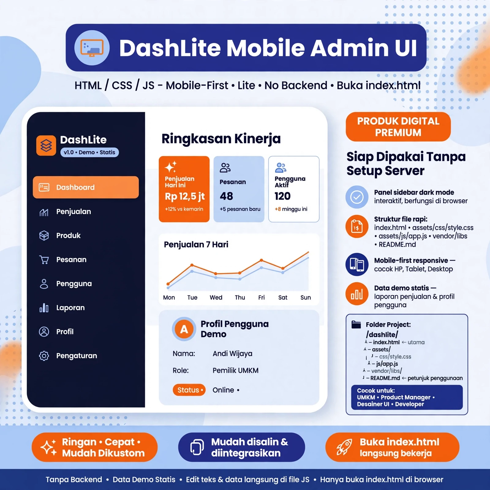 DashLite Mobile Admin UI