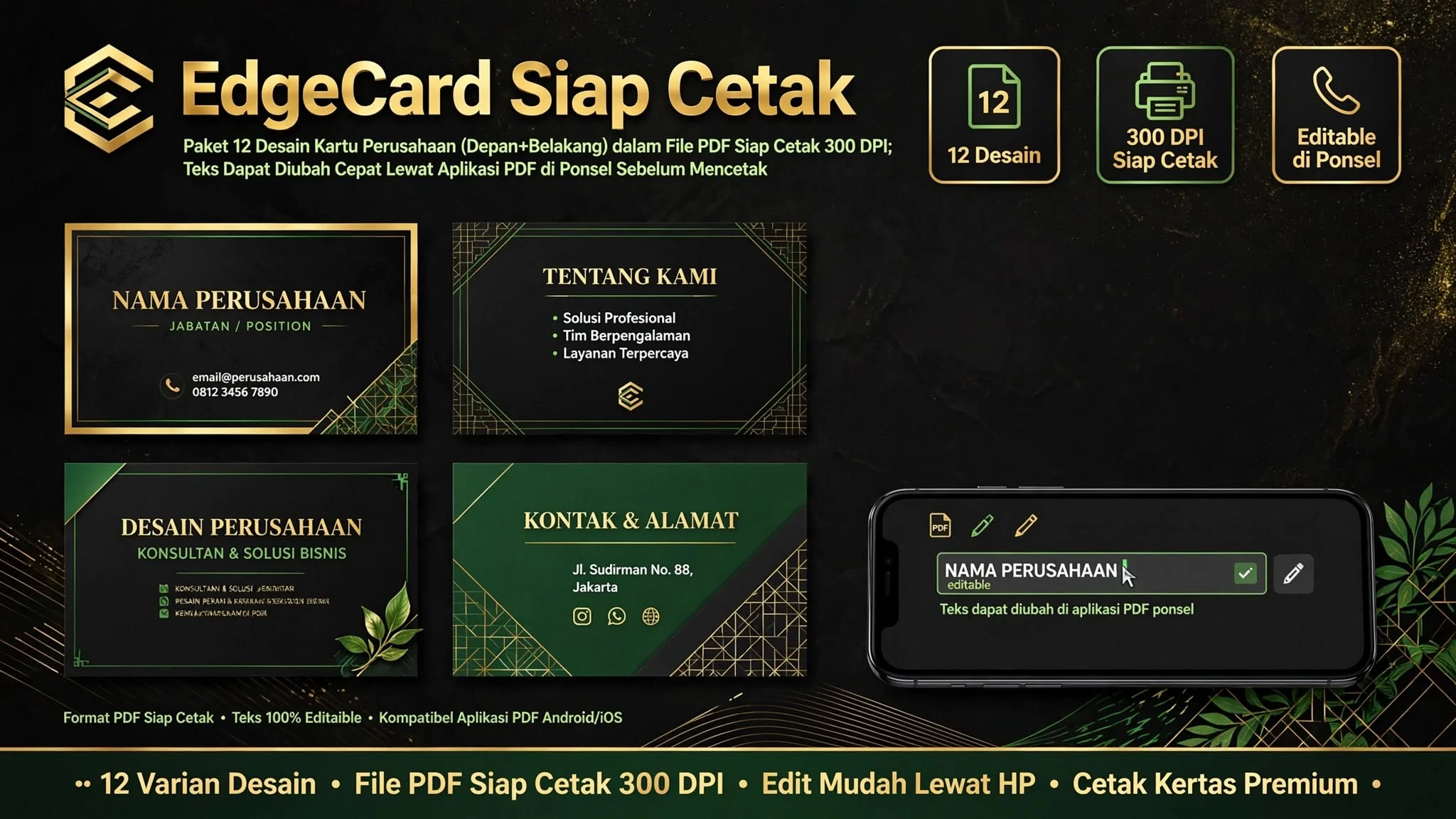 EdgeCard Siap Cetak