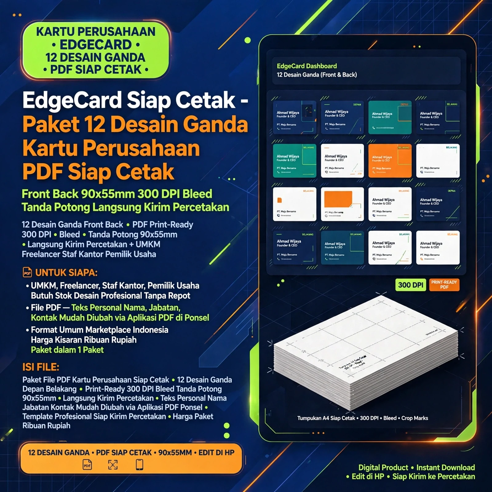 EdgeCard Siap Cetak