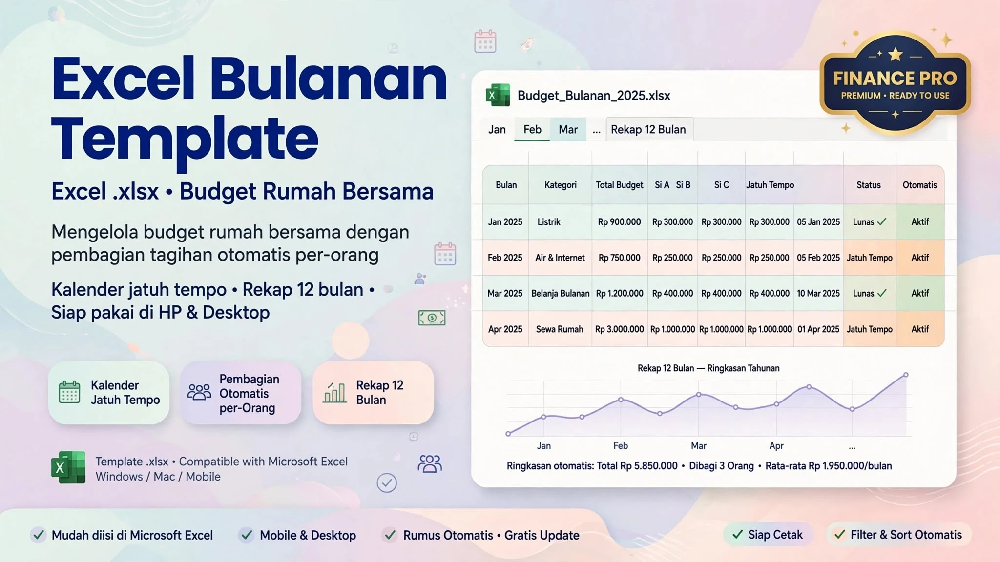 Excel Bulanan