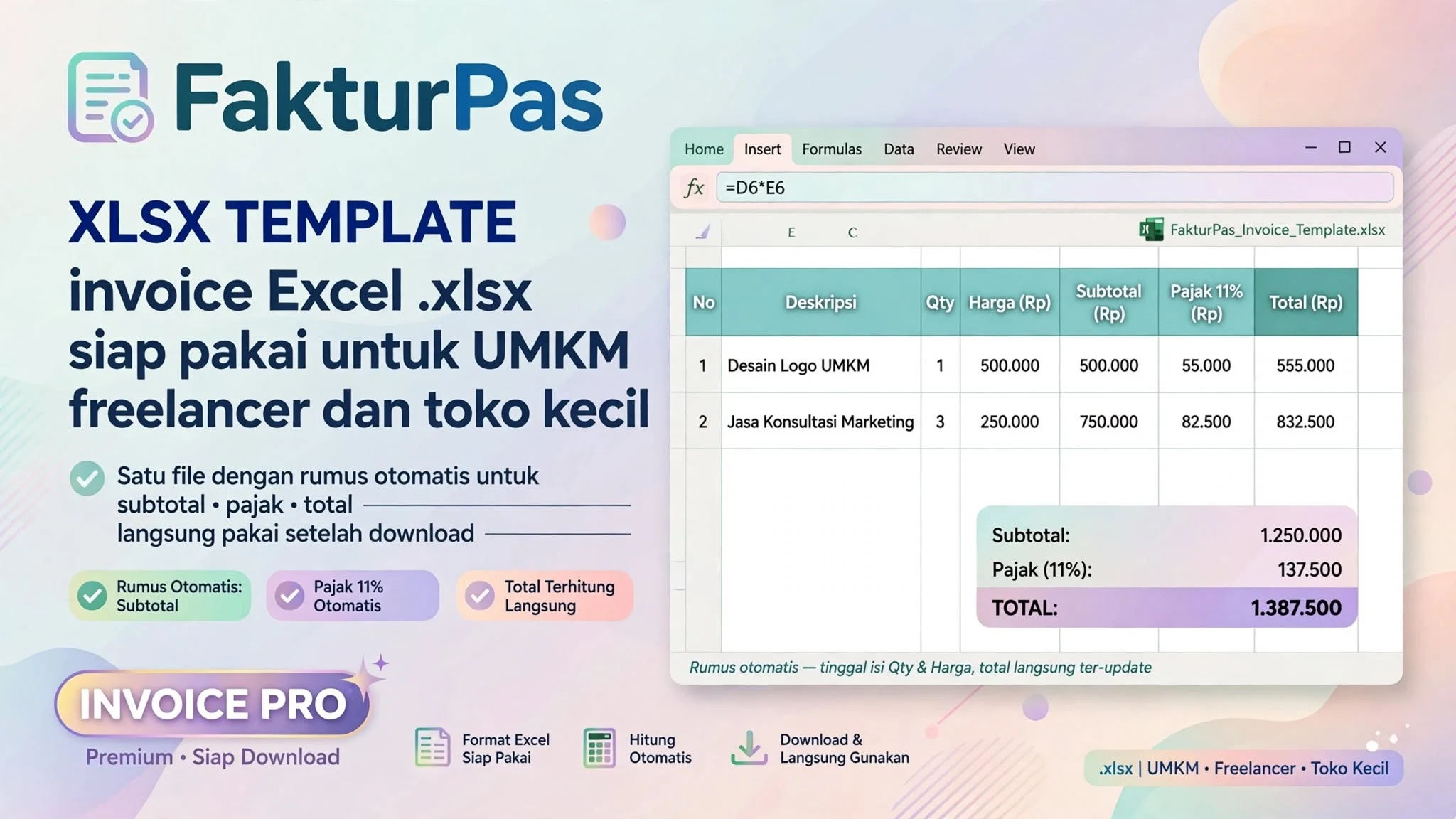 FakturPas XLSX