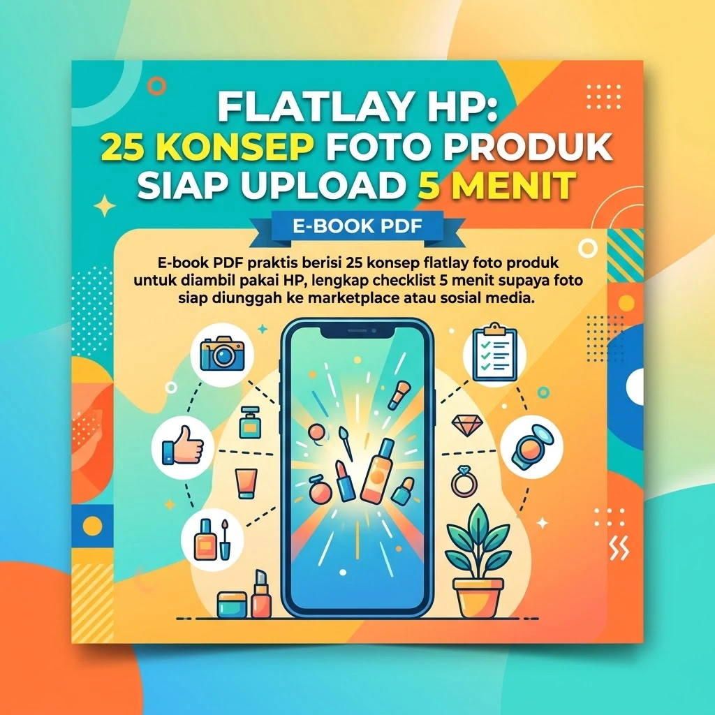 Flatlay HP: 25 Konsep Foto Produk Siap Upload 5 Menit