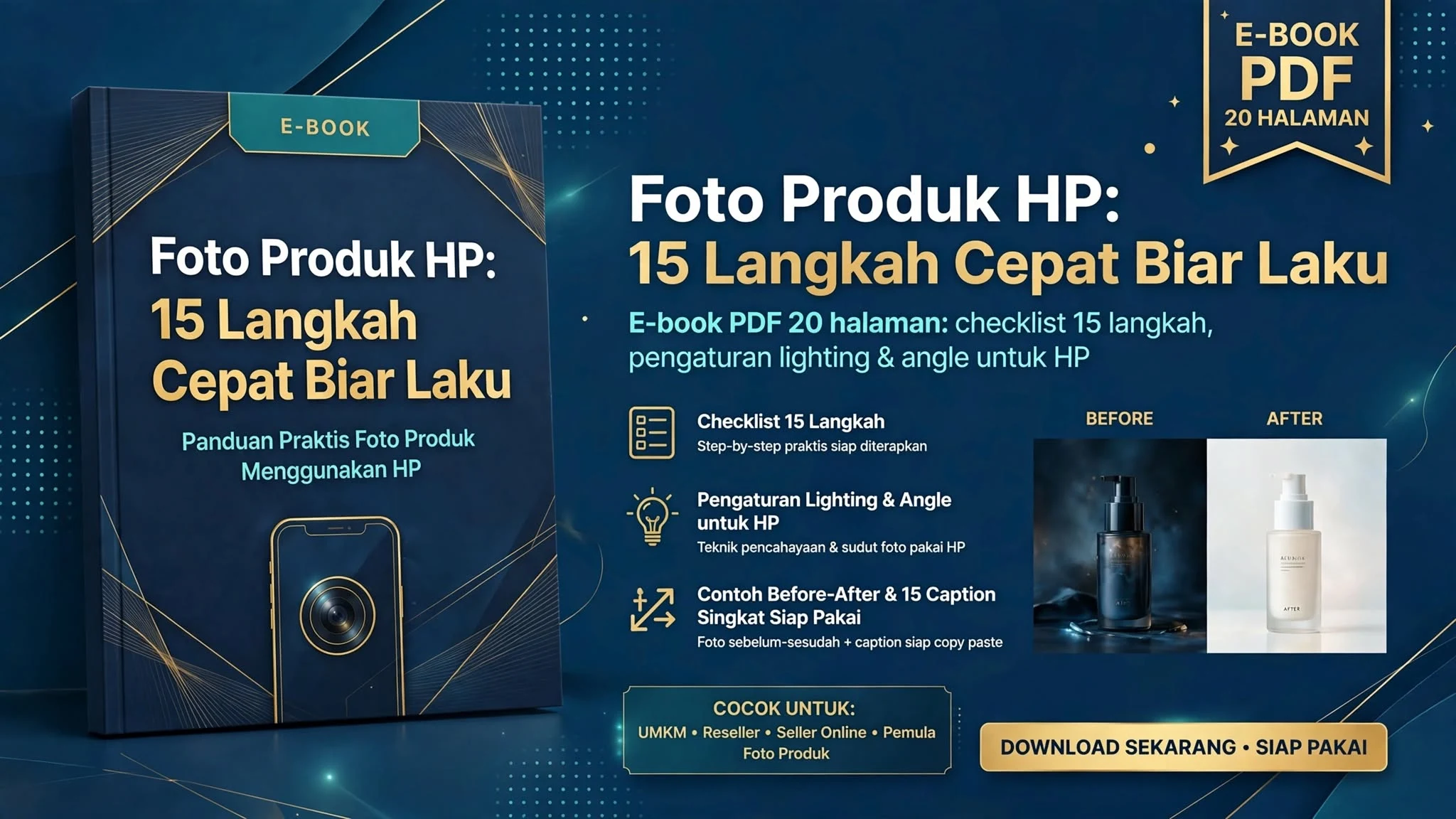 Foto Produk HP: 15 Langkah Cepat Biar Laku