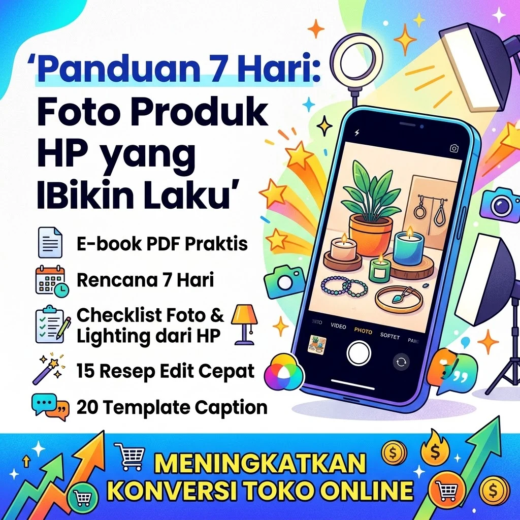 Panduan 7 Hari: Foto Produk HP yang Bikin Laku