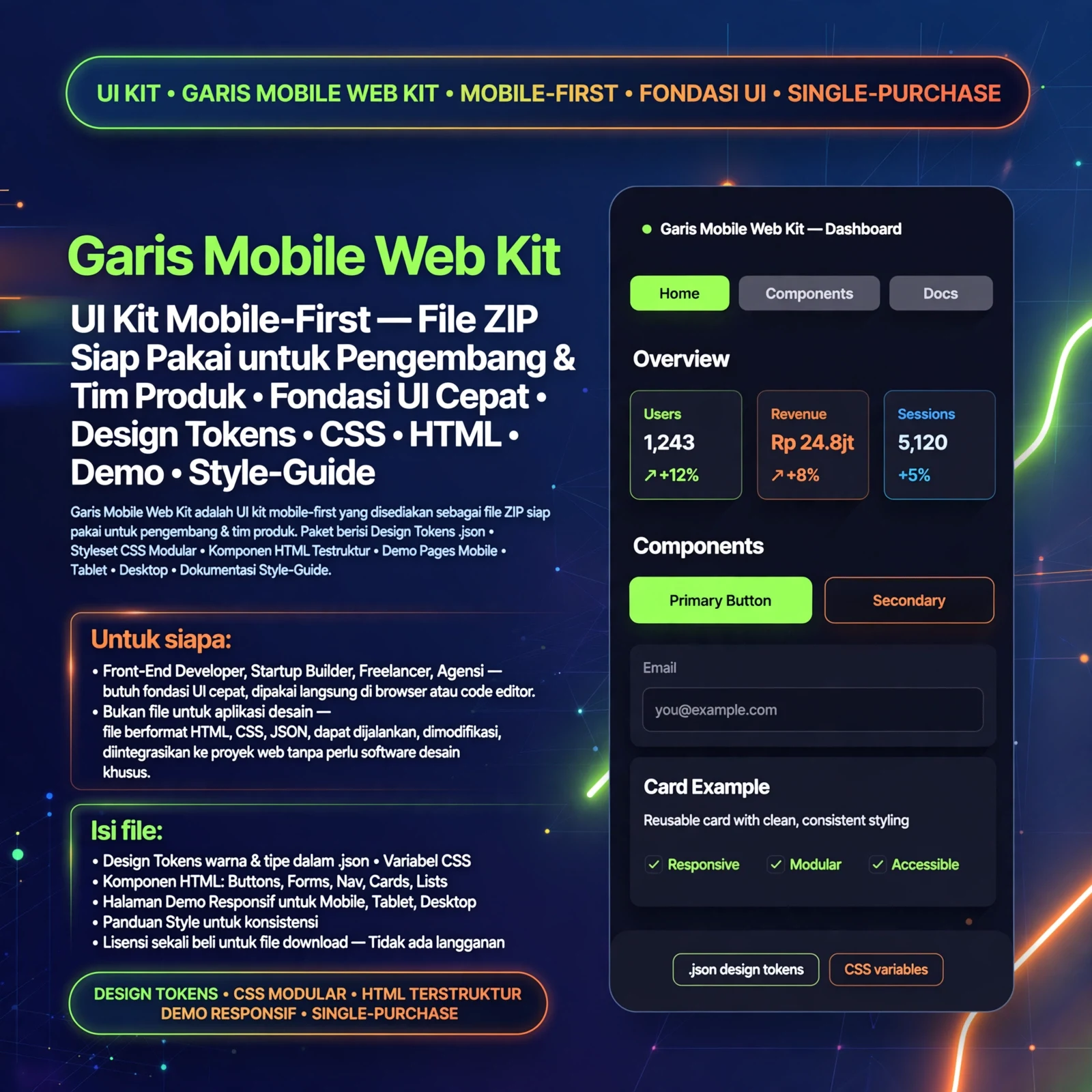 Garis Mobile Web Kit