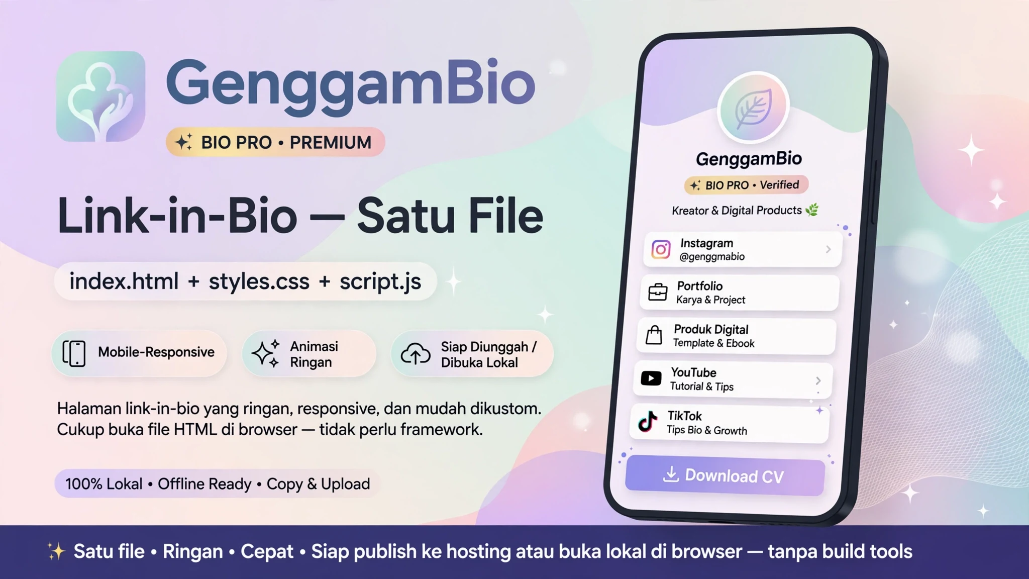 GenggamBio HTML