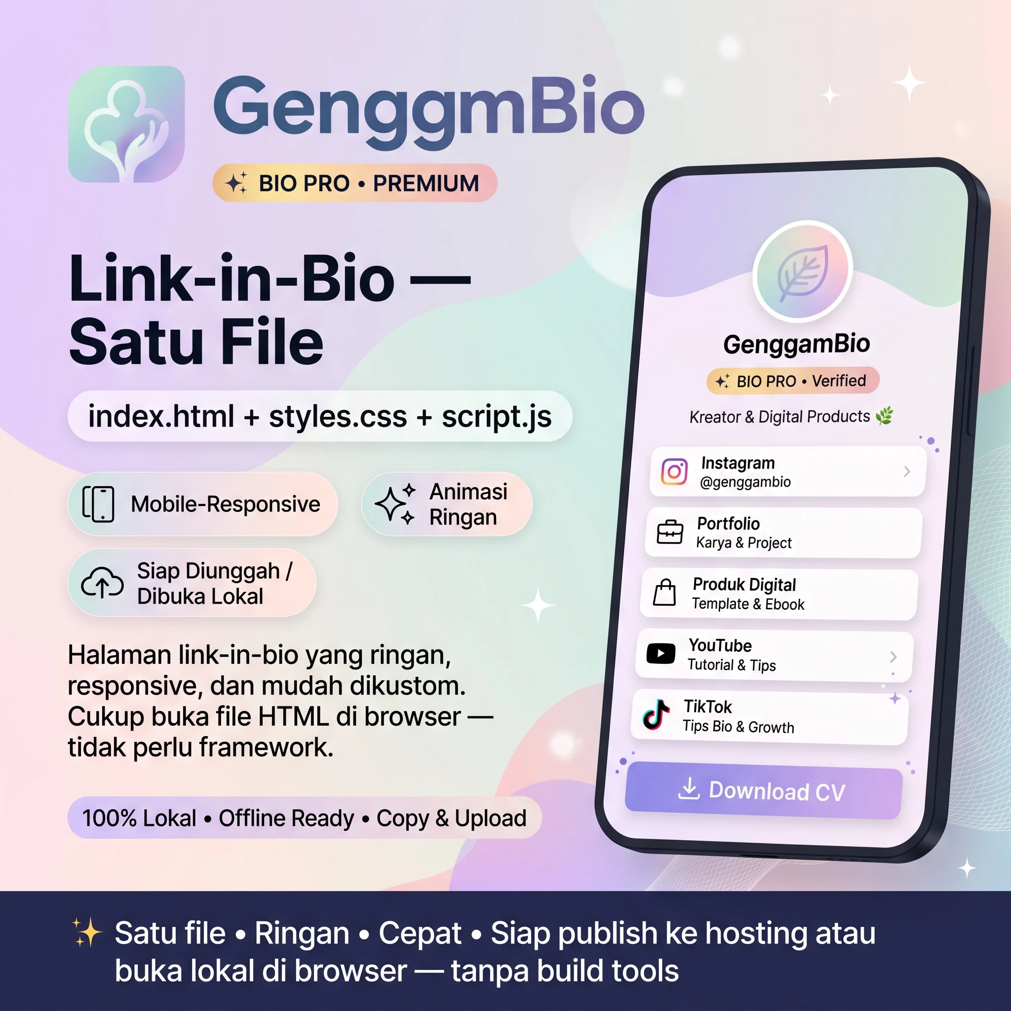 GenggamBio HTML