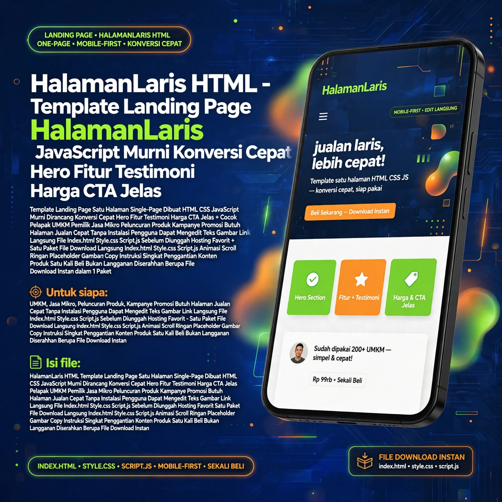 HalamanLaris HTML