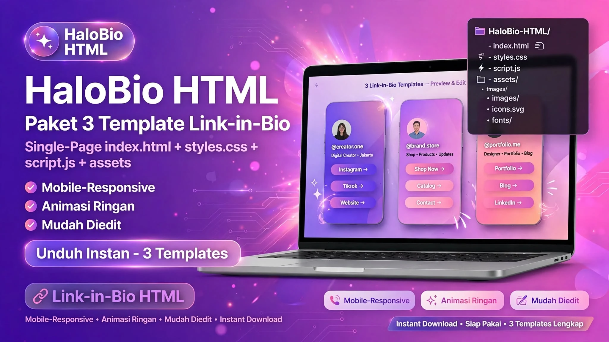 HaloBio HTML