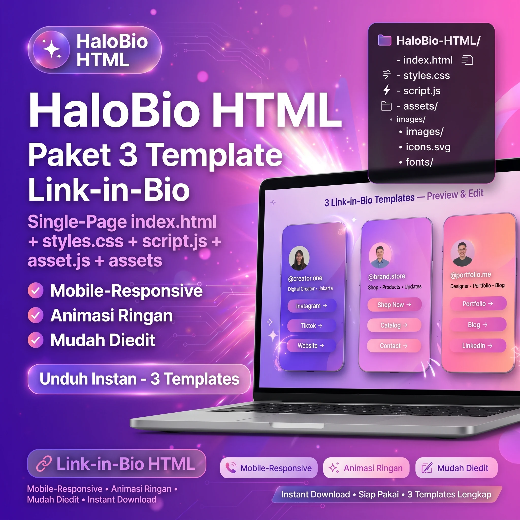 HaloBio HTML