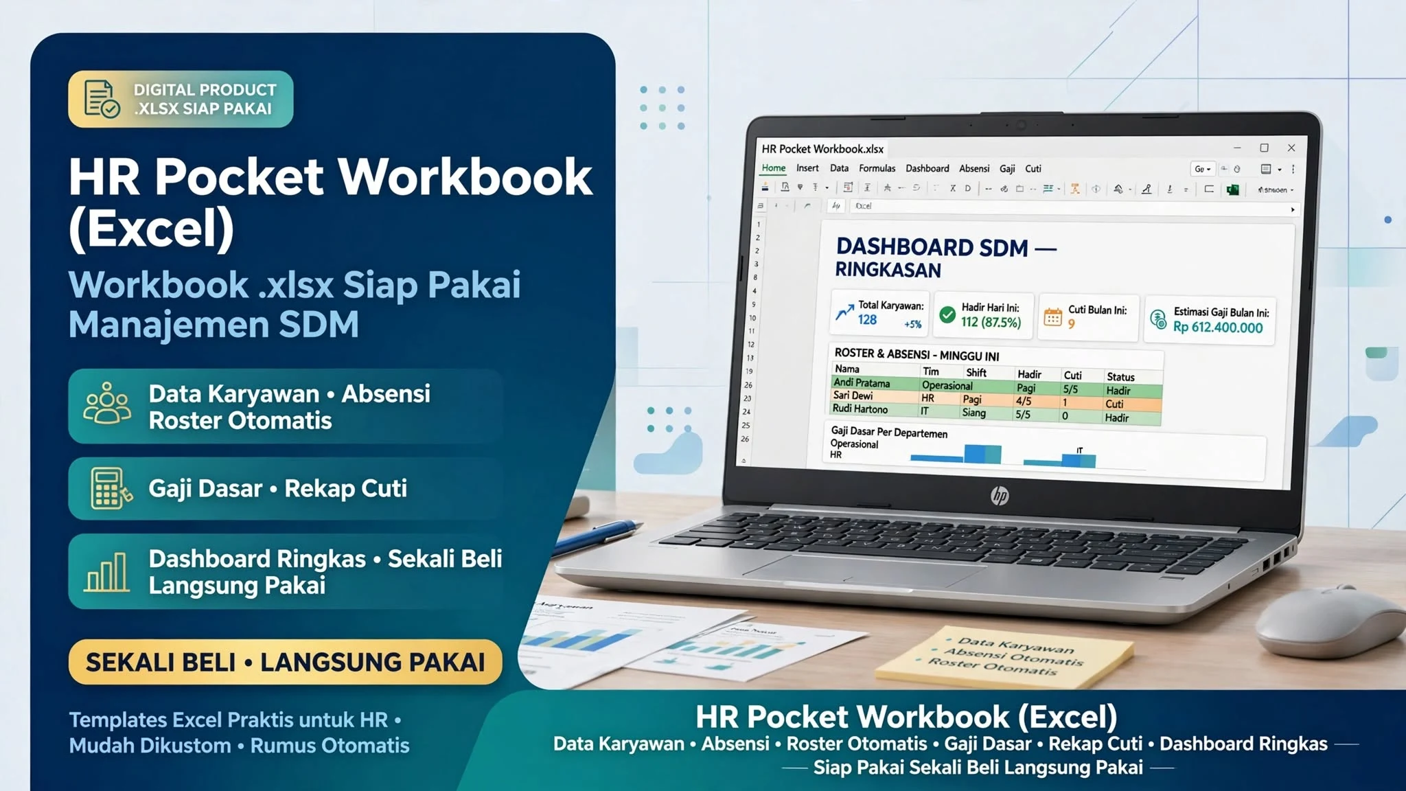 HR Pocket Workbook (Excel)