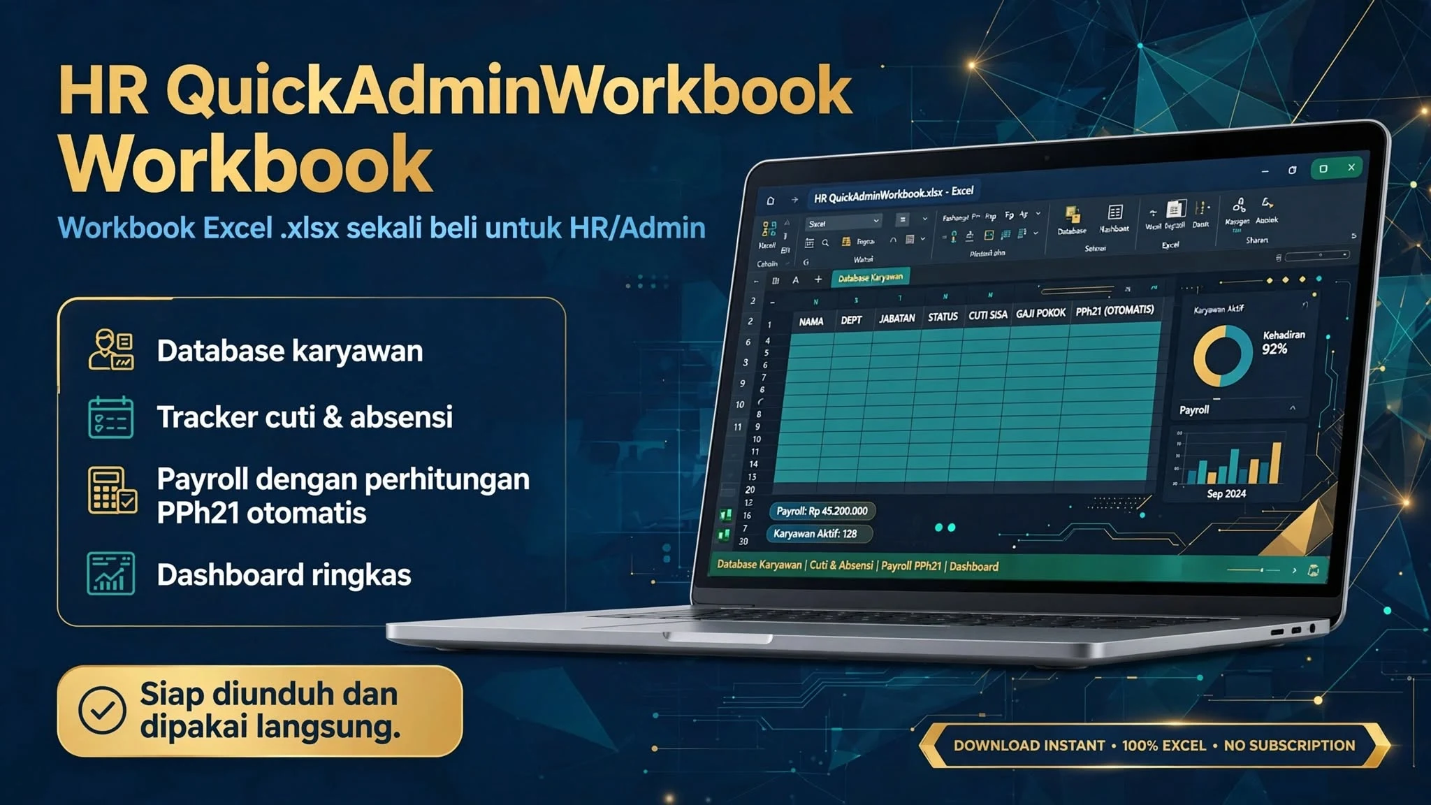 HR QuickAdmin Workbook