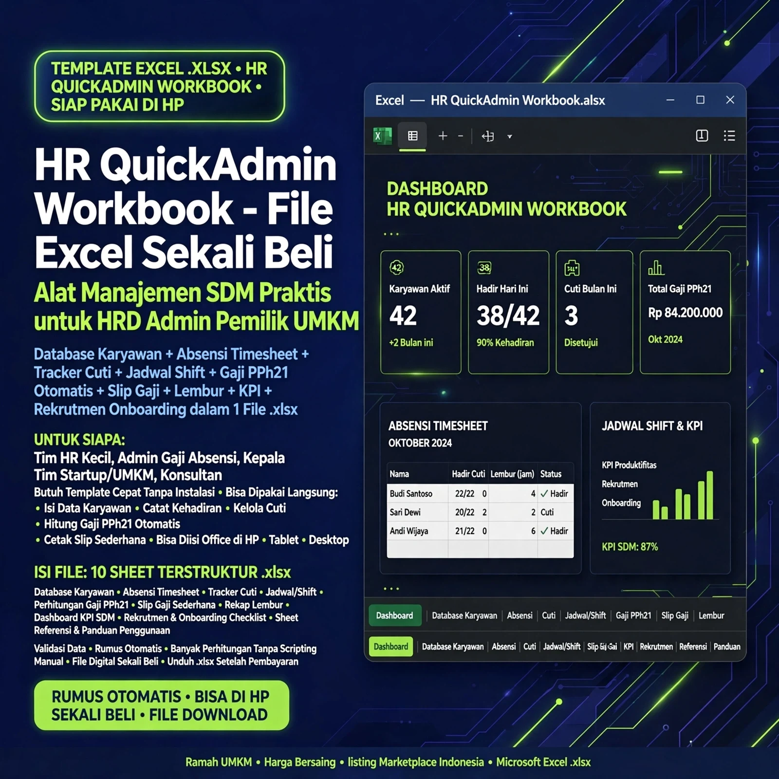 HR QuickAdmin Workbook