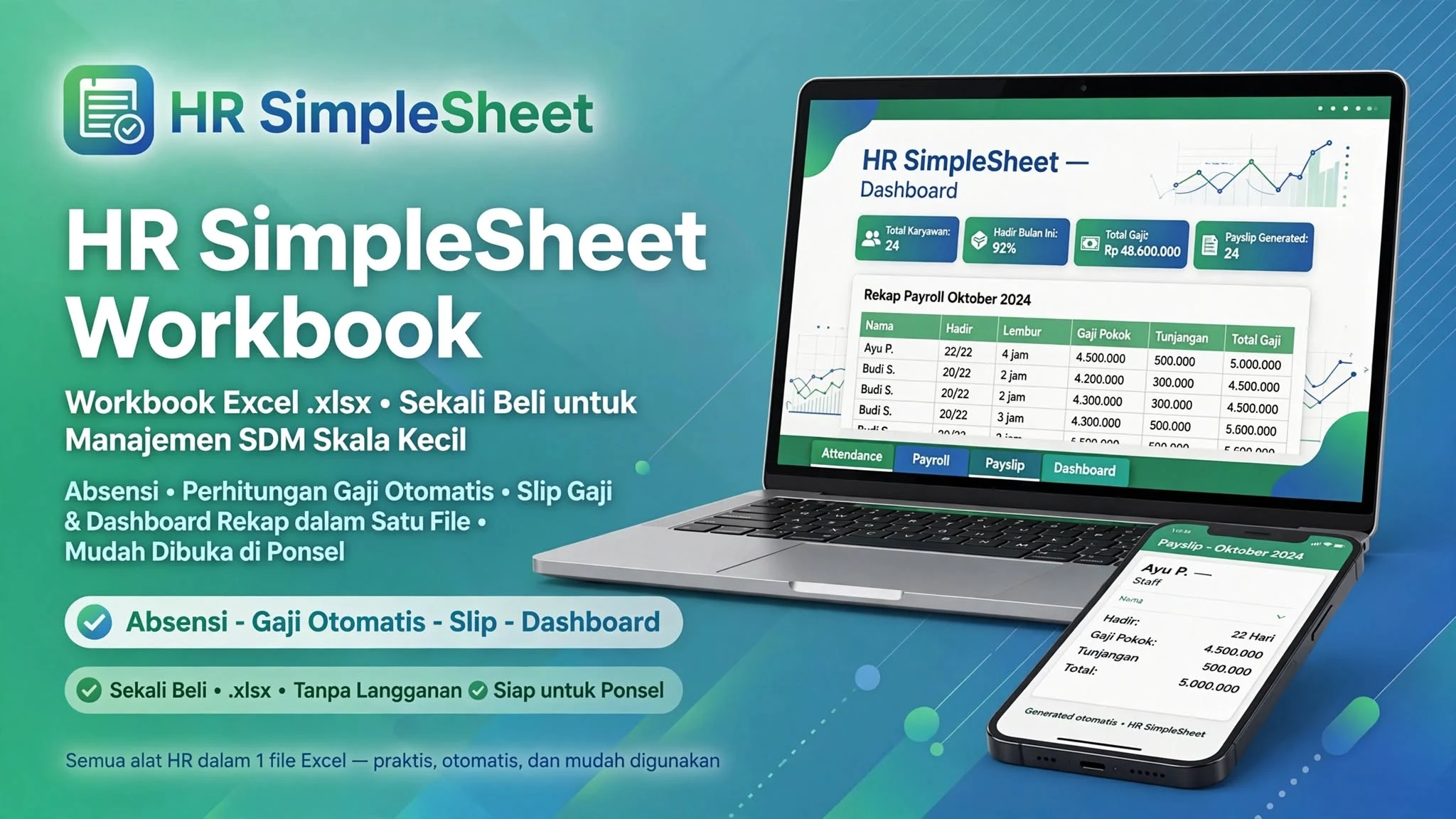 HR SimpleSheet Workbook