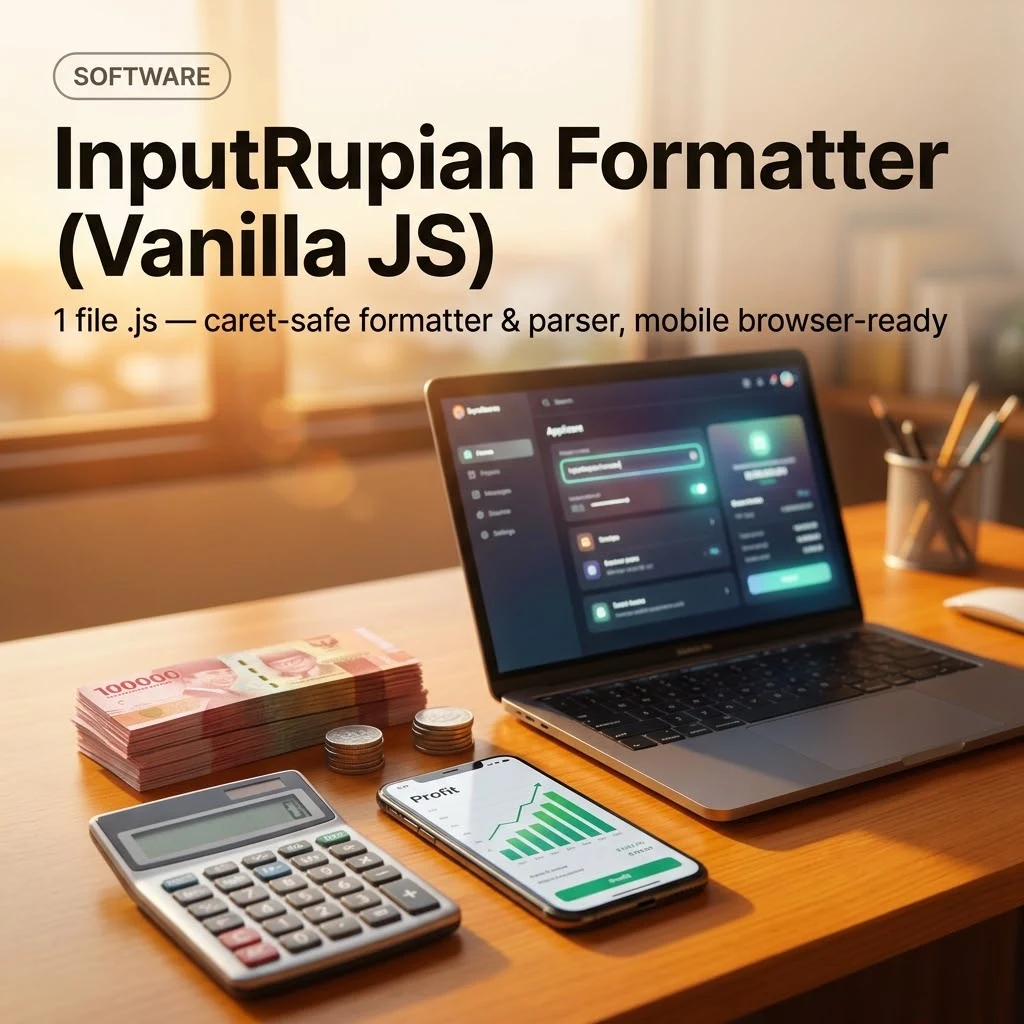 InputRupiah Formatter (Vanilla JS)
