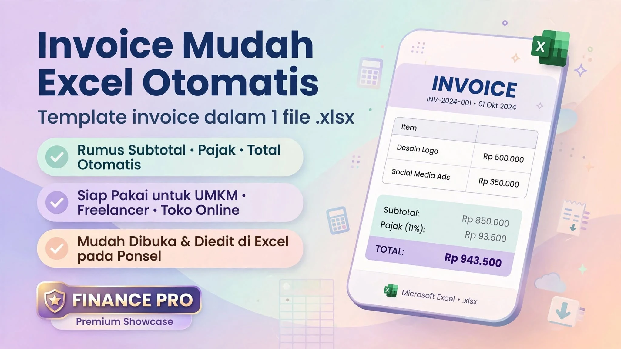 Invoice Mudah Excel Otomatis