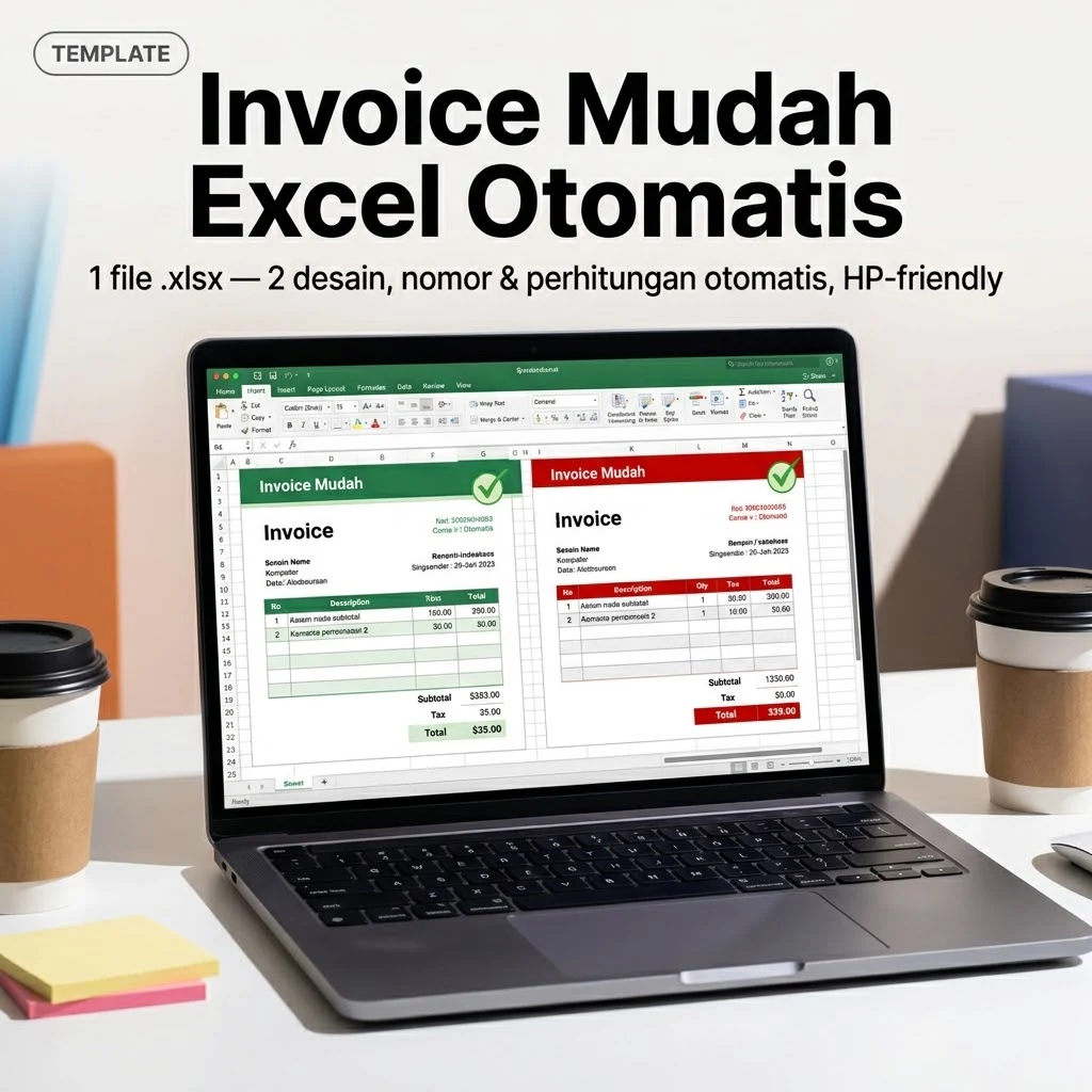 Invoice Mudah Excel Otomatis